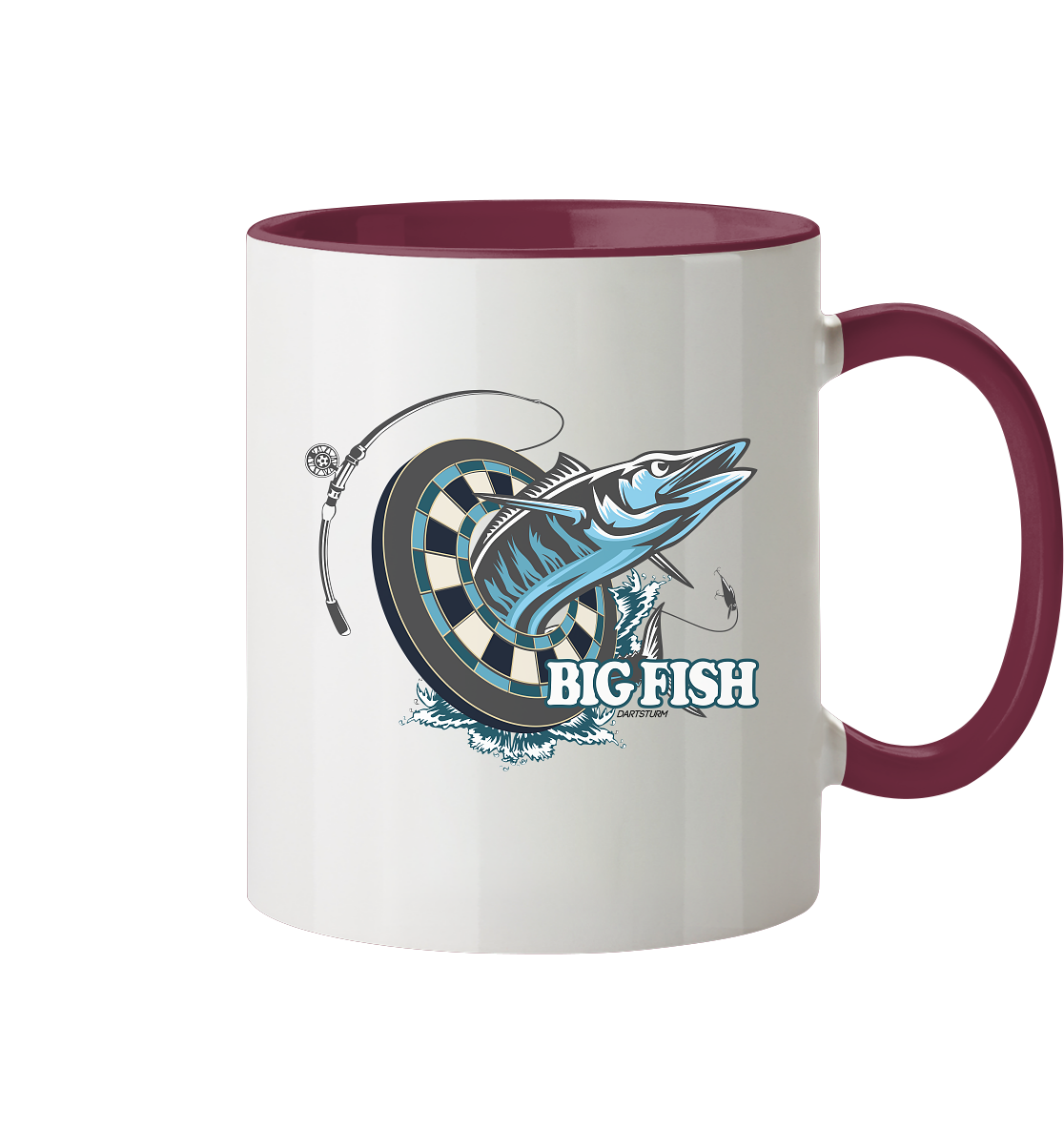 DartSturm - Big Fish - Tasse zweifarbig DartSturm - Big Fish - Tasse zweifarbig