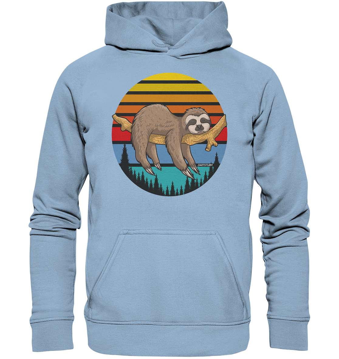 DartSturm - Lazy Sloth - Basic Unisex Hoodie
