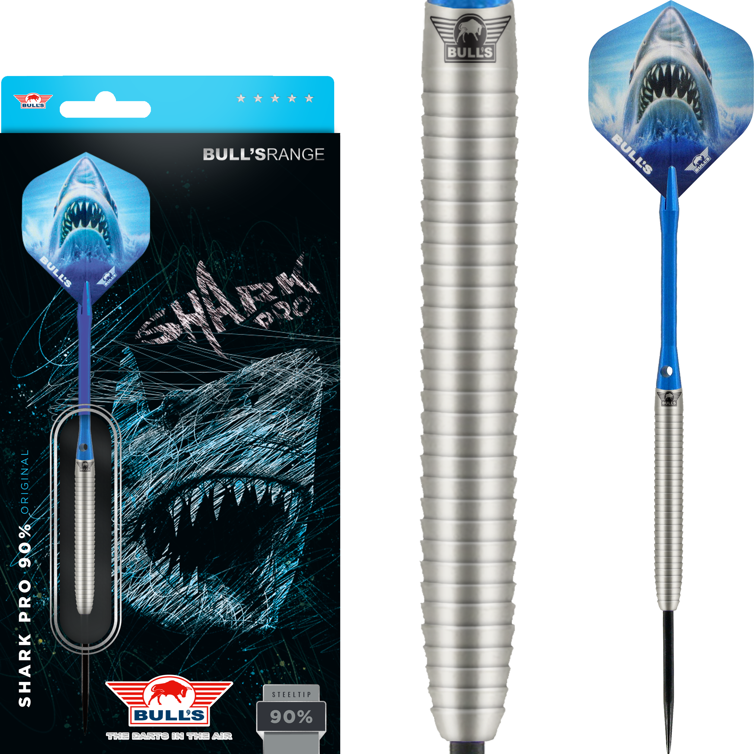Bull's NL - Shark Pro Typ A - Steeldart Bull's NL - Shark Pro Typ A - Steeldart
