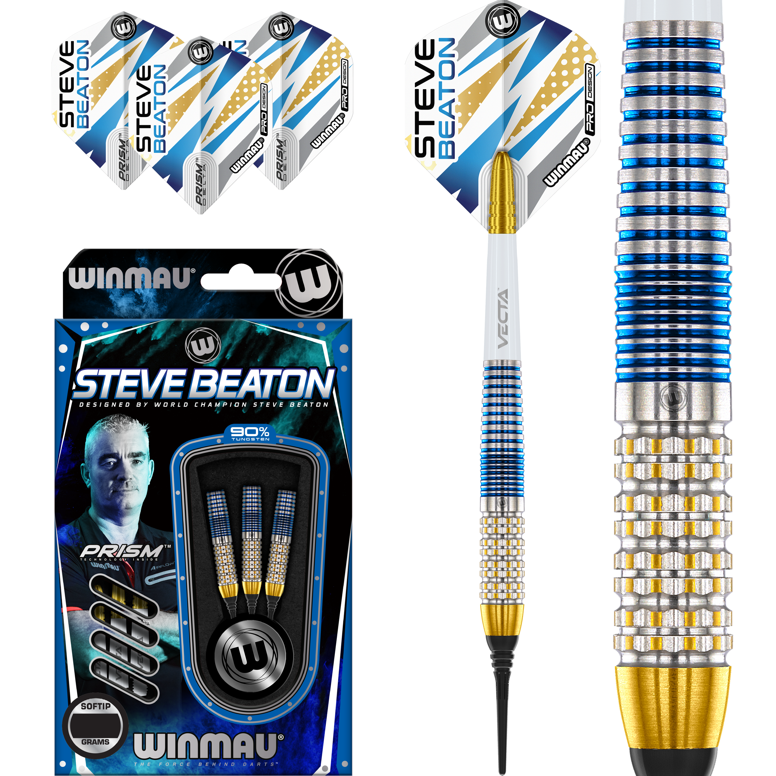 Winmau - Steve Beaton Legacy Edition - Softdart Winmau - Steve Beaton Legacy Edition - Softdart