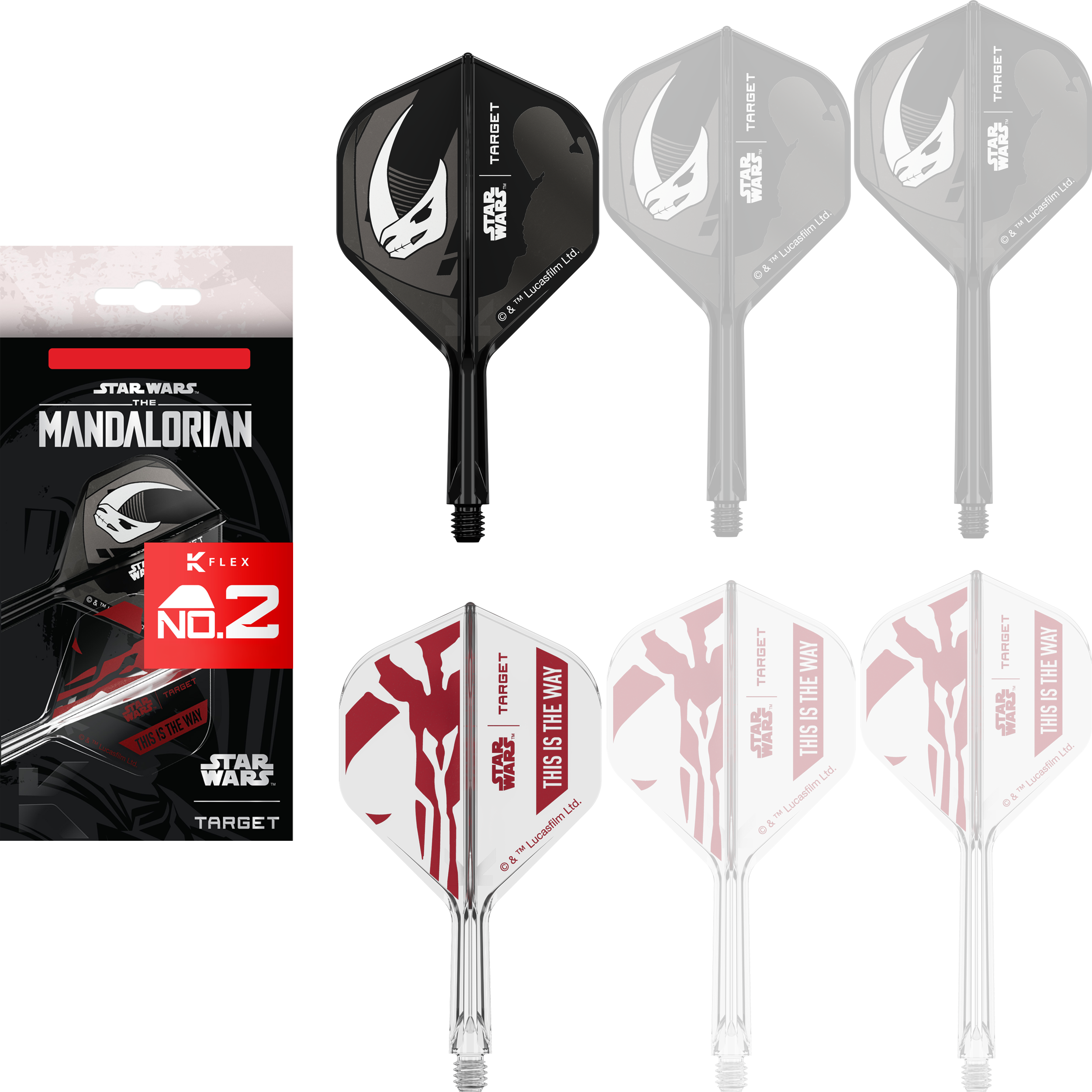 Target - K-Flex Flightsystem Star Wars Mandalorian 2er Set - No2 Target - K-Flex Flightsystem Star Wars Mandalorian 2er Set - No2