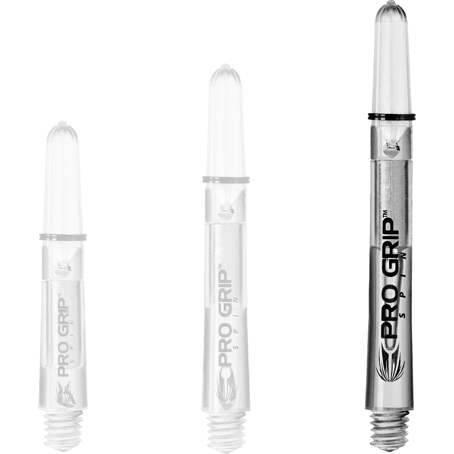 Target - Pro Grip Spin Shaft 3er Set - Transparent Target - Pro Grip Spin Shaft 3er Set - Transparent
