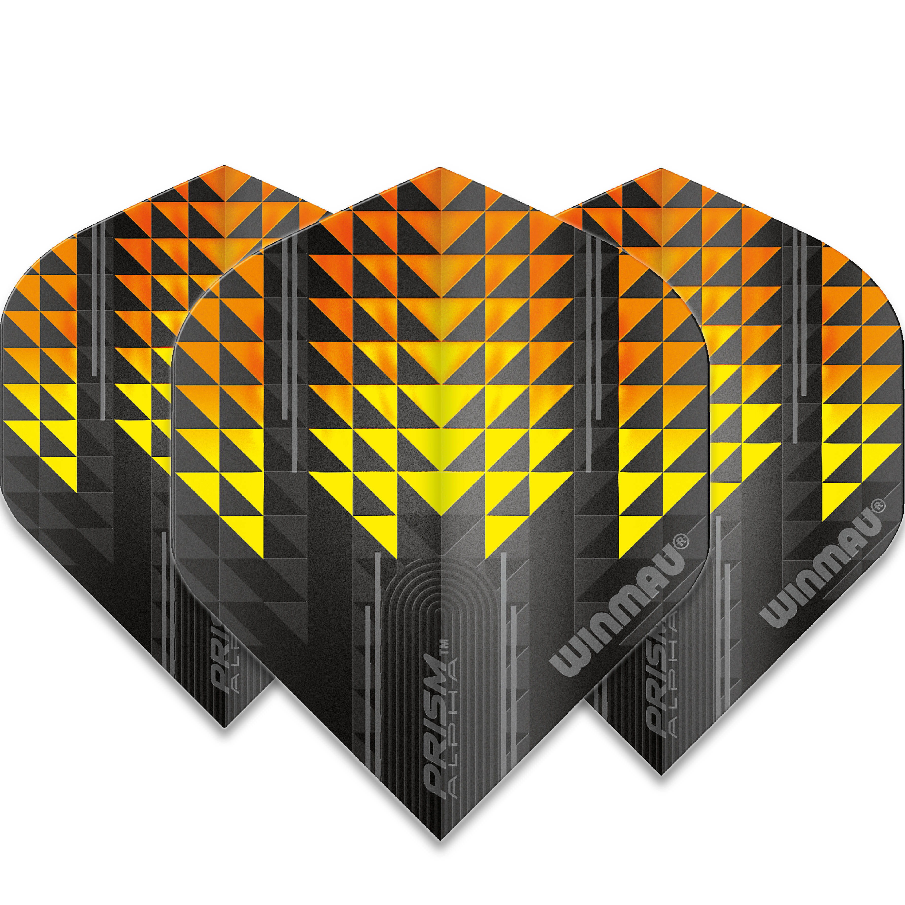 Winmau-Triagular-Gradient-Flight-Standard-Orange Winmau - Triangular Gradient Flight - Standard
