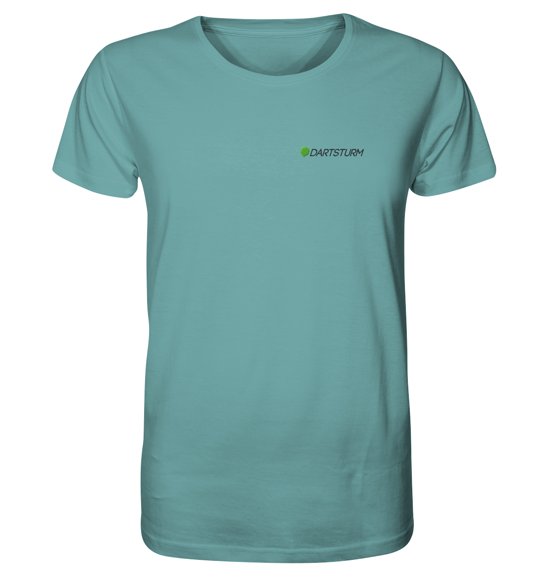 DartSturm - Logo Schwarz Herren Shirt (Stick)