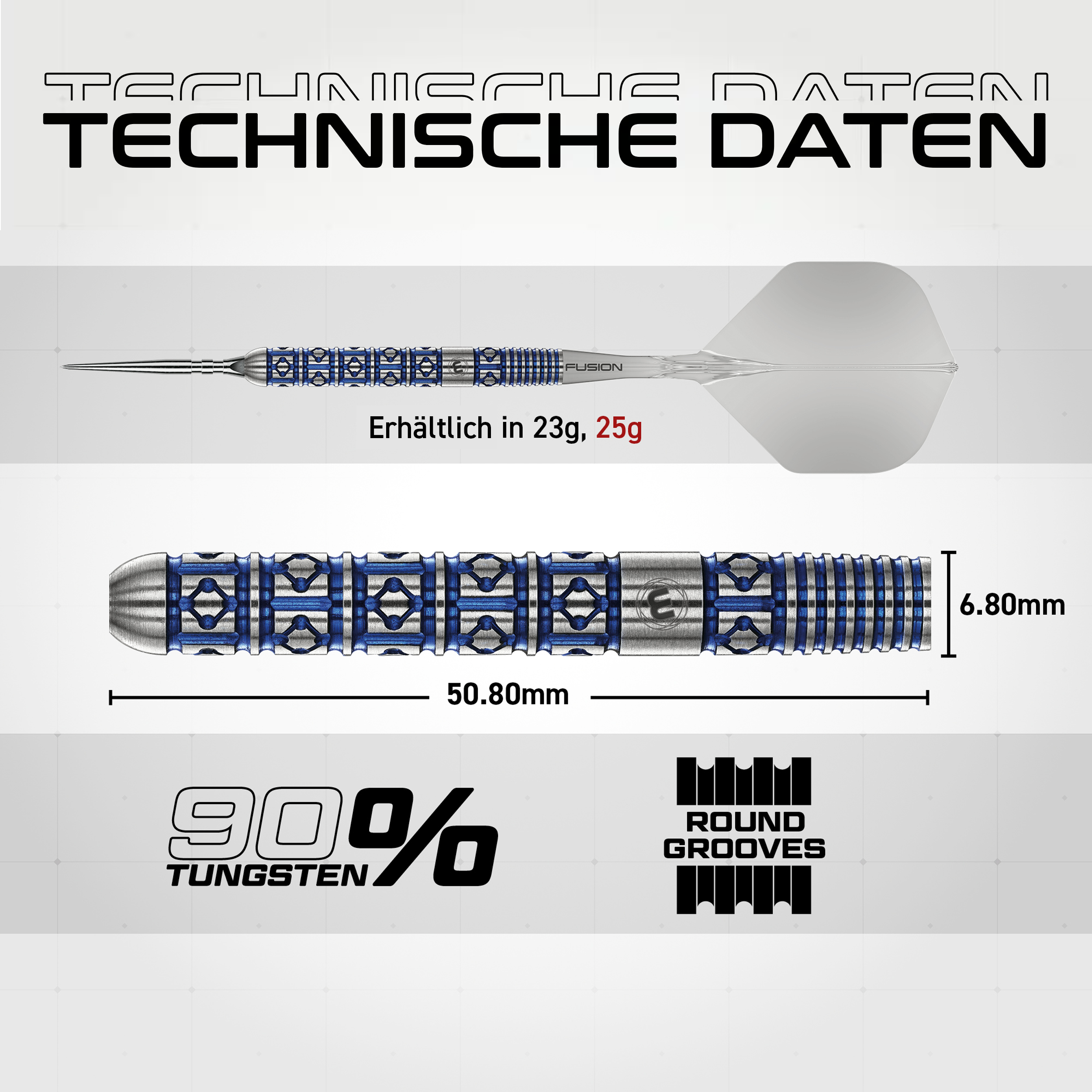 Winmau - Switch Point - Lunaris Parallel - Steeldart
