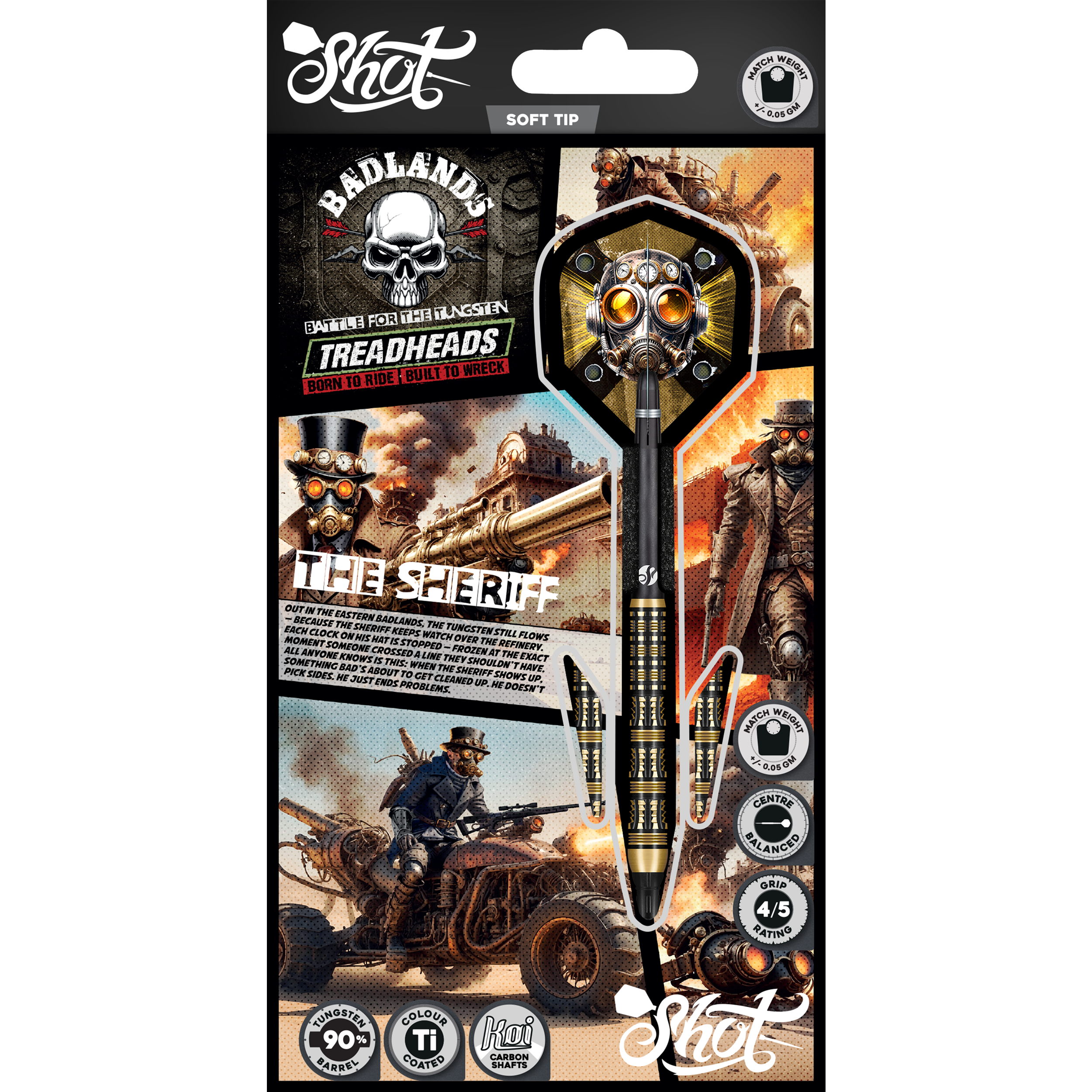 Shot - Badlands The Sheriff - Softdart Shot - Badlands The Sheriff - Softdart