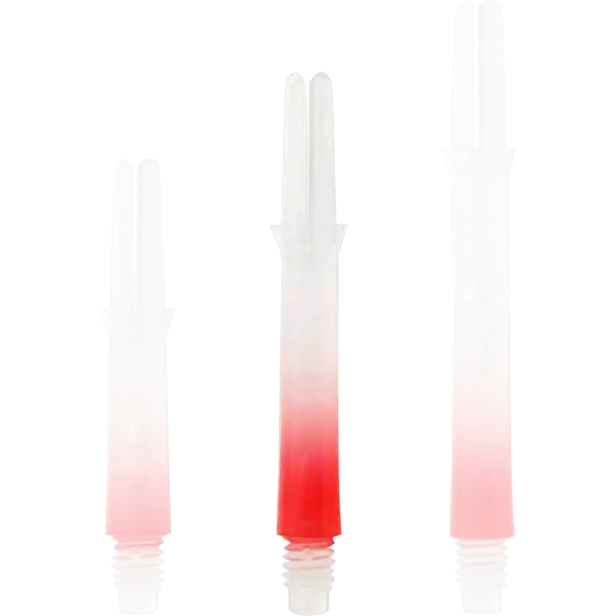 L-Style - L-Shaft Lock Straight TwoTone - Weiß Klar Rot L-Style - L-Shaft Lock Straight TwoTone - Weiß Klar Rot