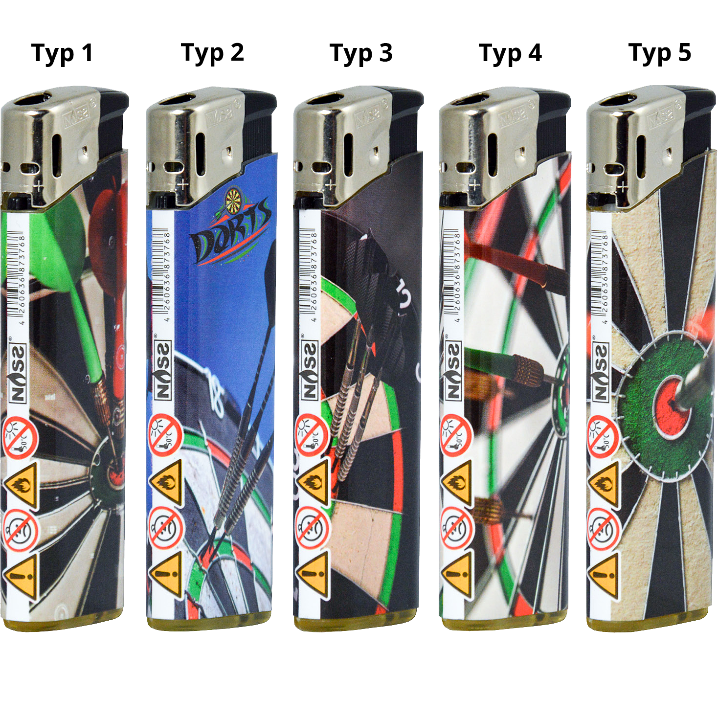 DartSturm - Dartsmotiv Feuerzeug DartSturm - Dartsmotiv Feuerzeug