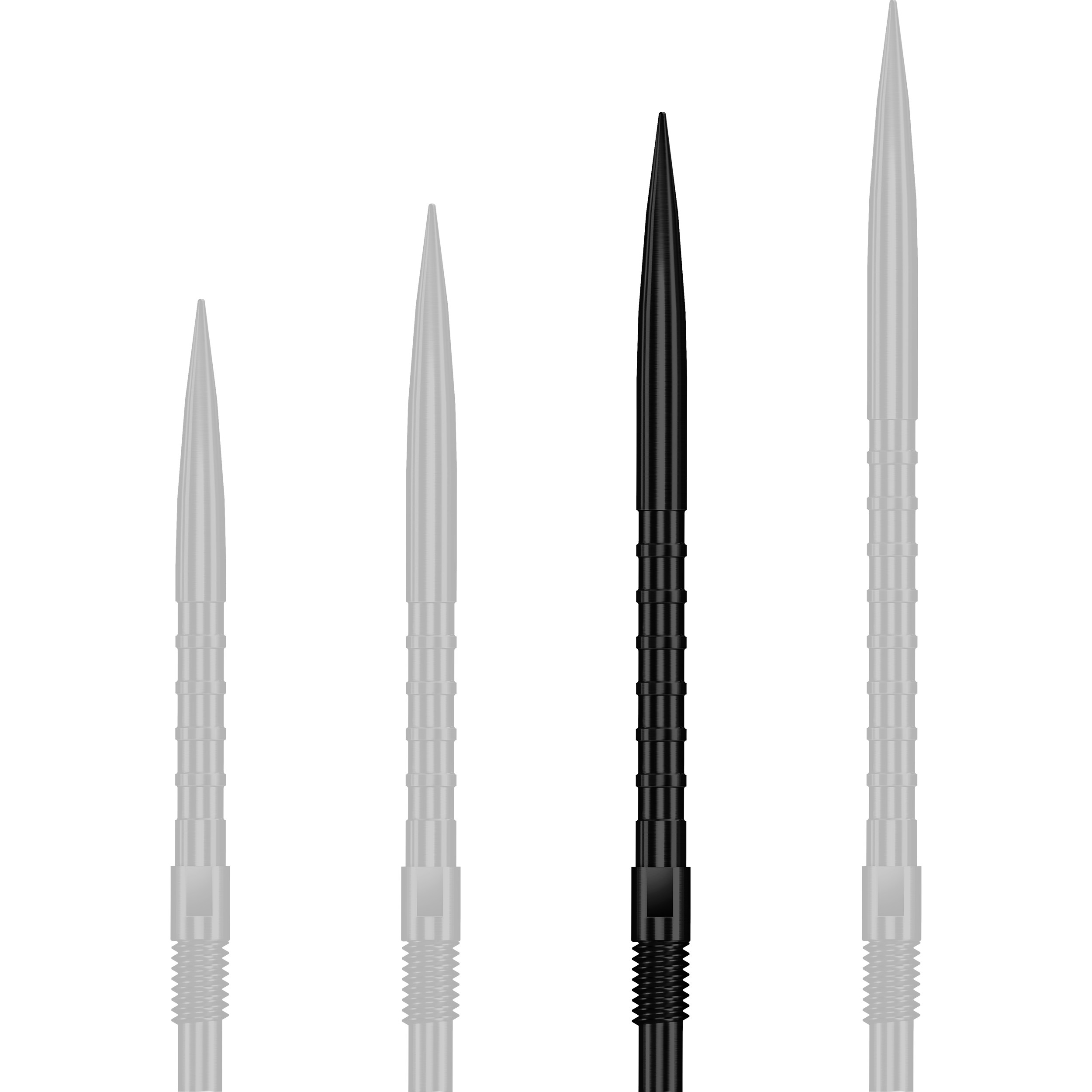 Harrows - Quick Point HM Grip - Schwarz