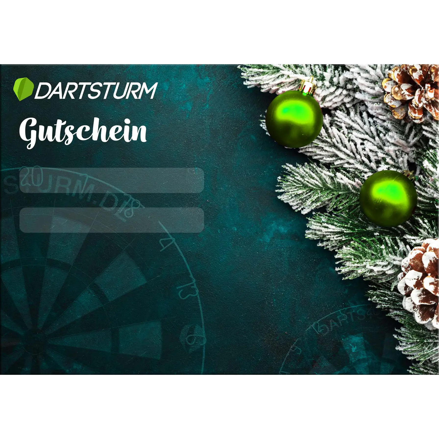 DartSturm - Gutschein Weihnachten per E-Mail DartSturm - Gutschein Weihnachten per E-Mail