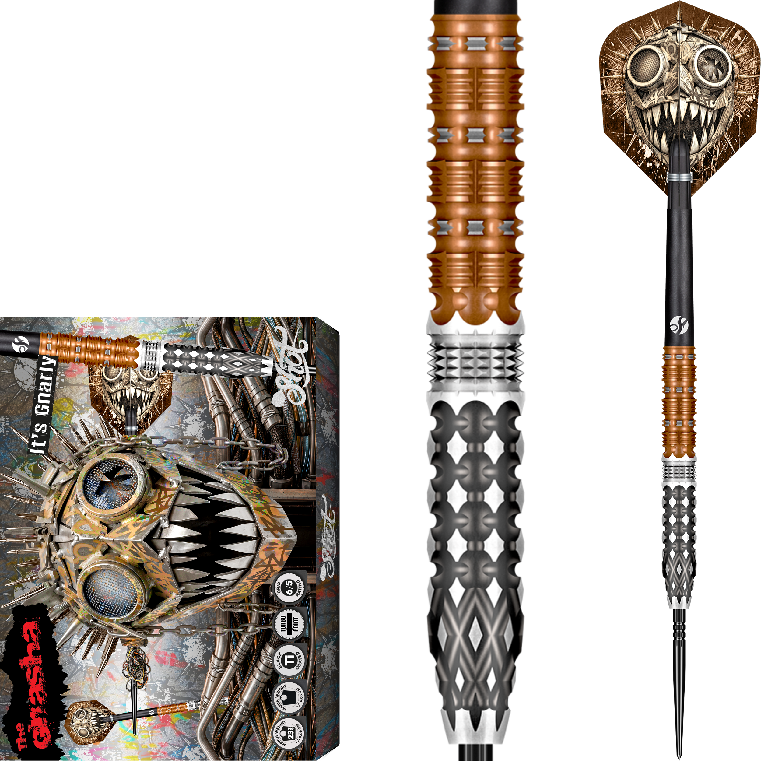 Shot - Turbo Point - Gnarly Gnasha - Steeldart