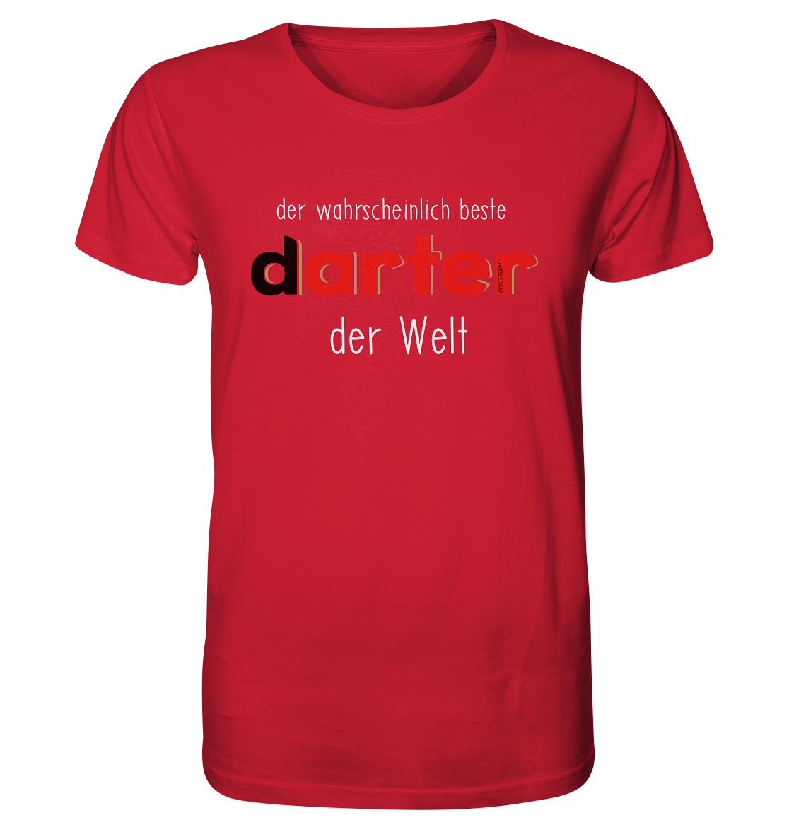 DartSturm - Der wohl beste darter der Welt Weiß - Organic Shirt DartSturm - Der wohl beste darter der Welt Weiß - Organic Shirt
