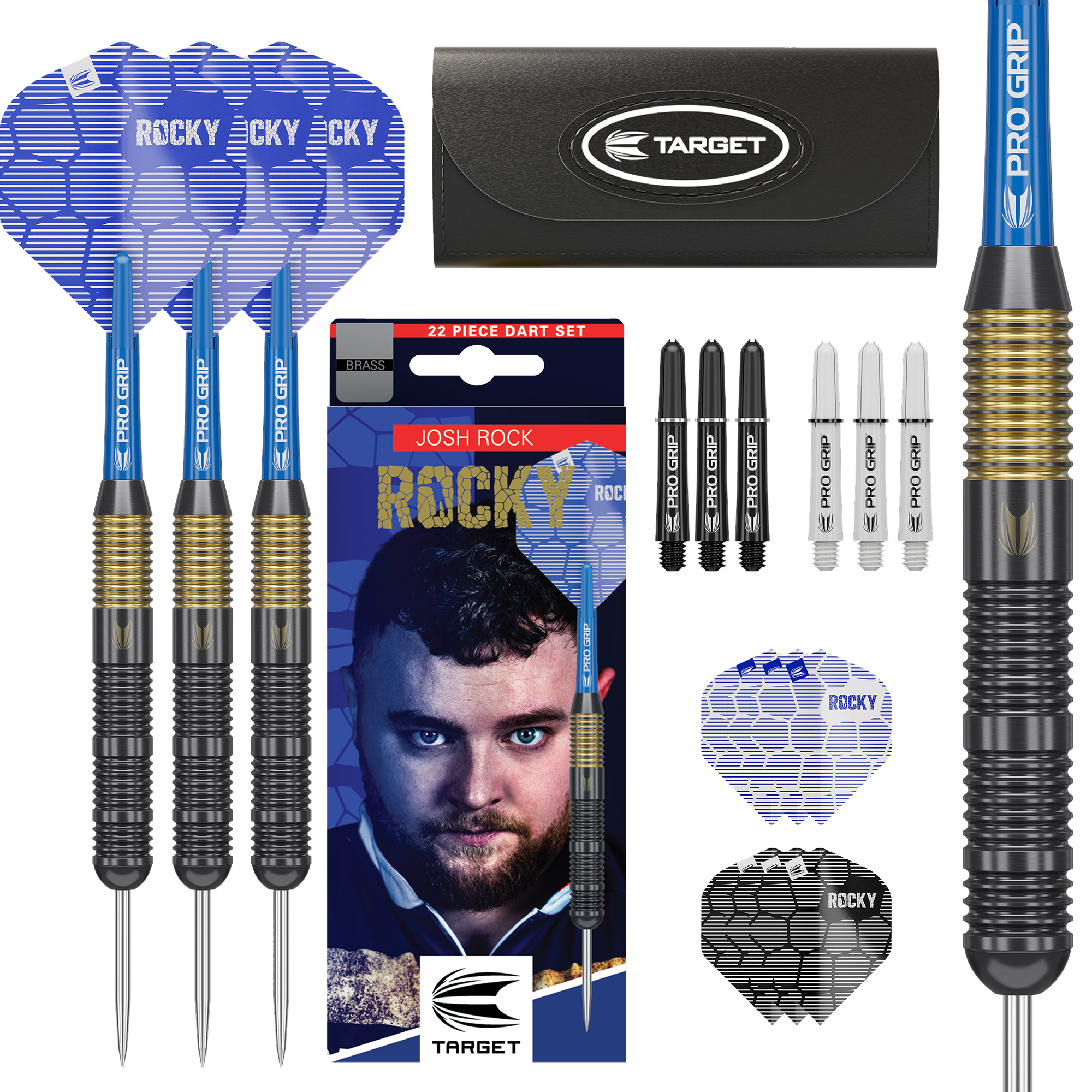 Target - Josh Rock Brass - Steeldart Target - Josh Rock Brass - Steeldart