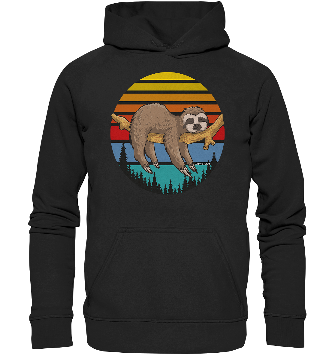 DartSturm - Lazy Sloth - Basic Unisex Hoodie DartSturm - Lazy Sloth - Basic Unisex Hoodie