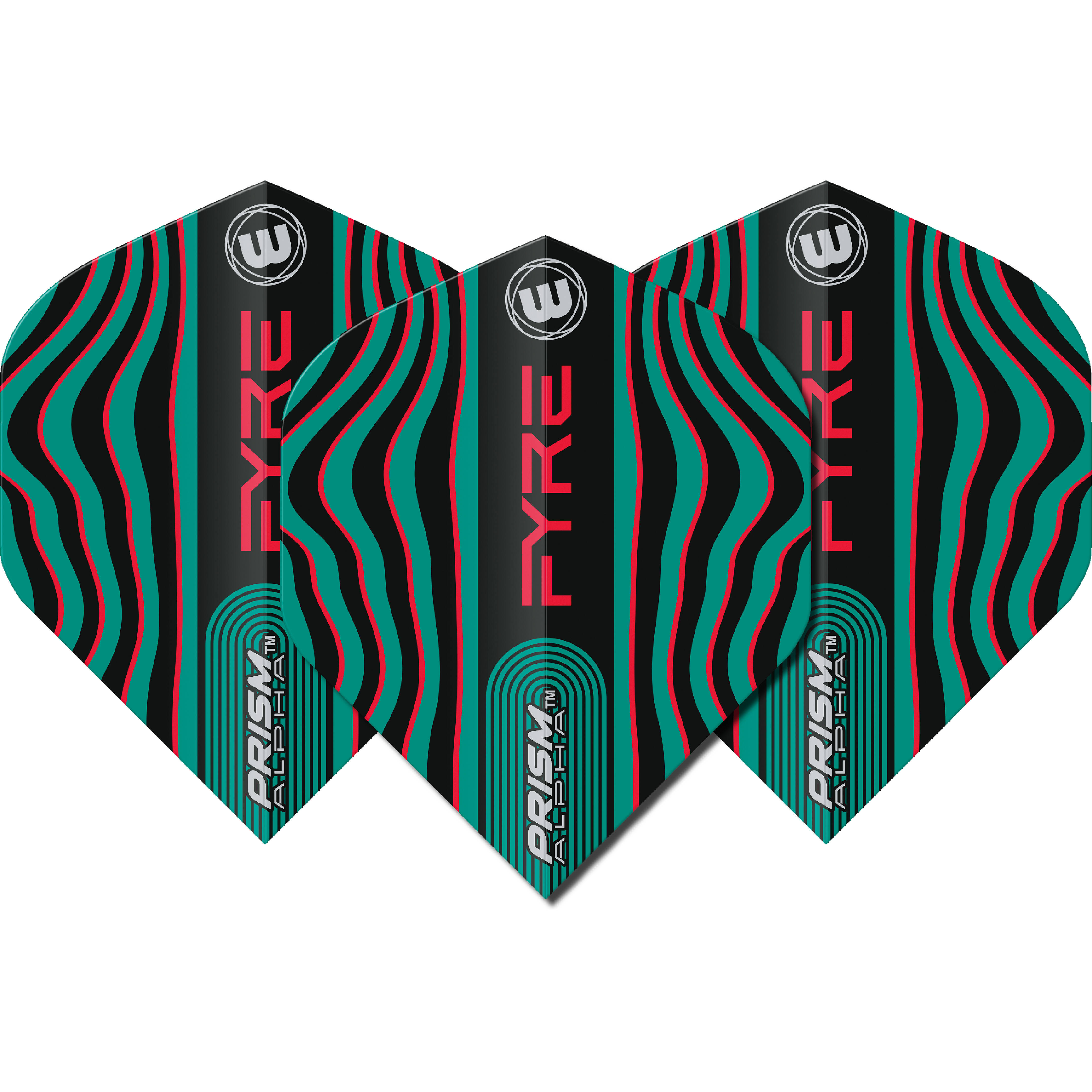 Winmau-Prism-Zeta-Fyre-Flight-Standard-Turkis Winmau - Prism Zeta Fyre Flight - Standard