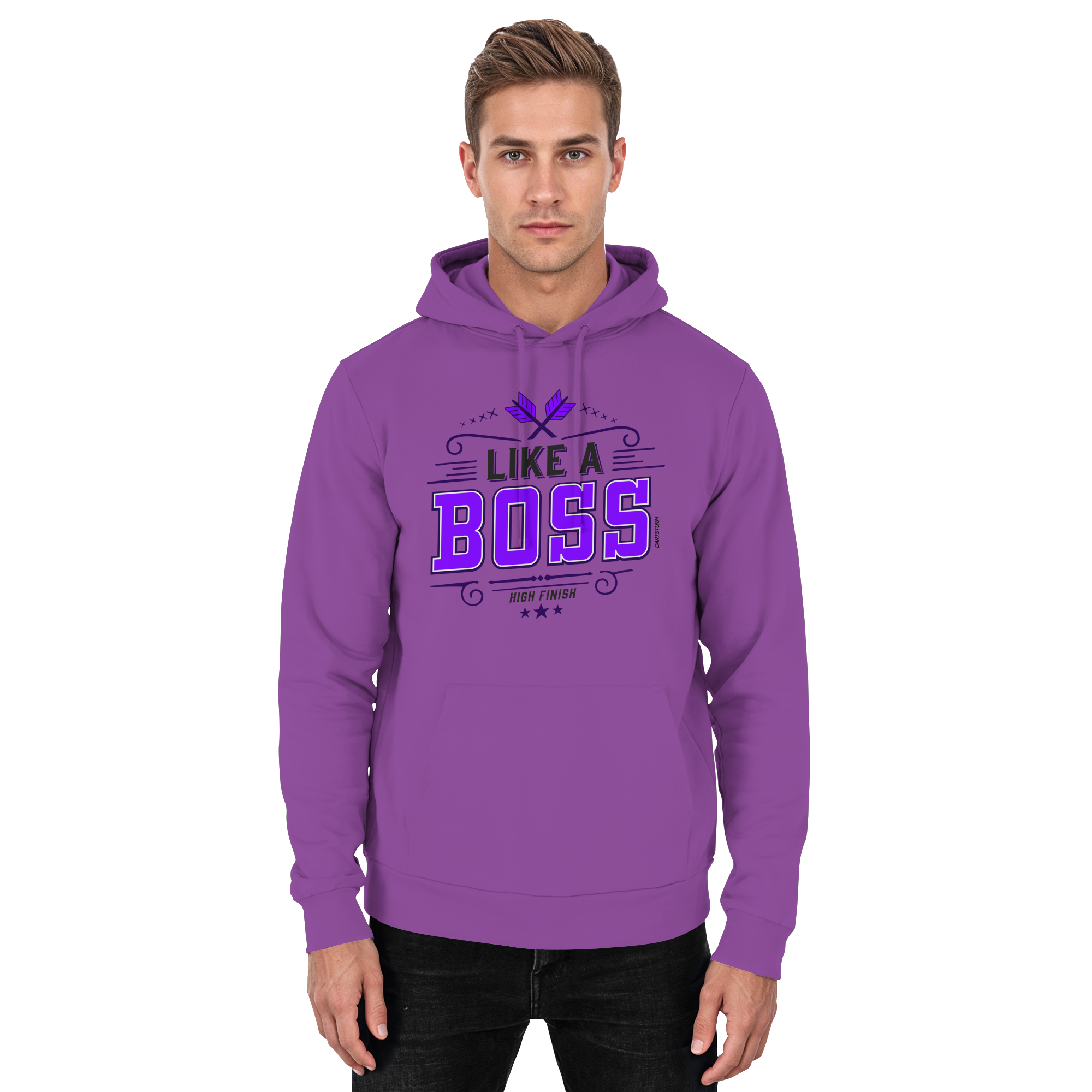 DartSturm - Like a Boss Purple - Basic Unisex Hoodie DartSturm - Like a Boss Purple - Basic Unisex Hoodie