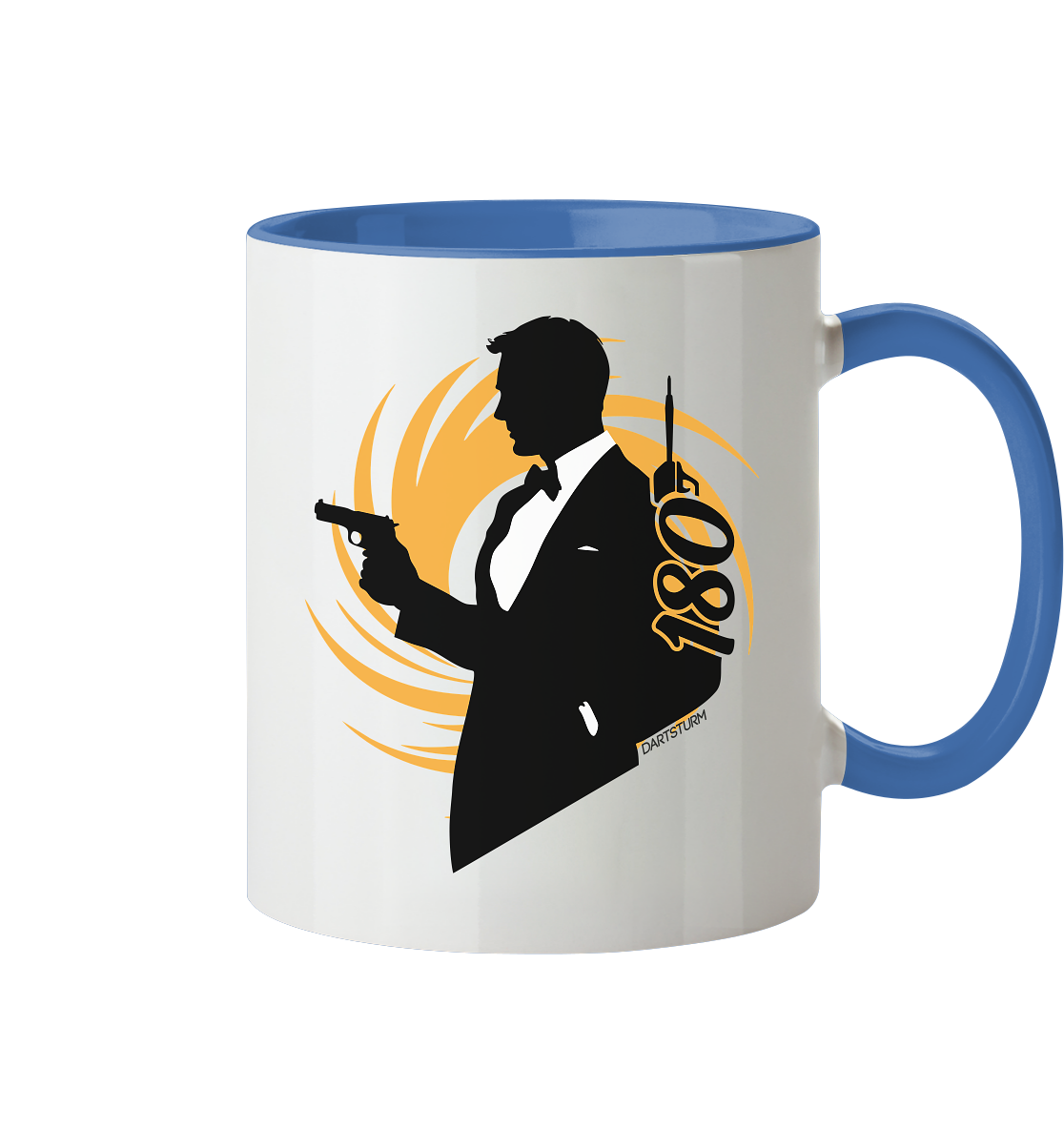 DartSturm - Dart Agent - Tasse zweifarbig