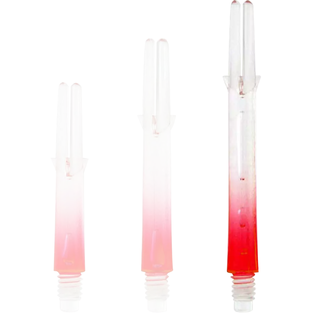 L-Style - L-Shaft Lock Straight TwoTone - Transparent Rot