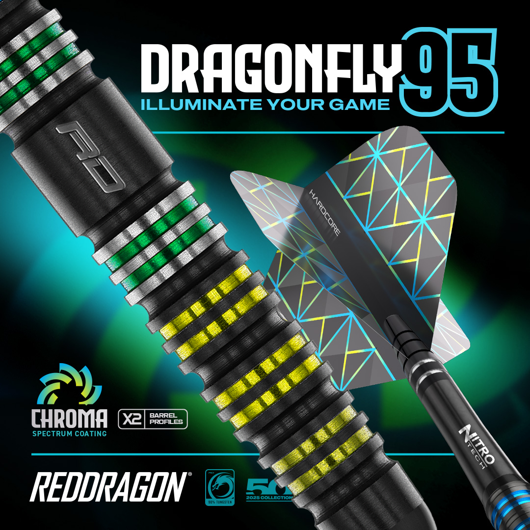 Red Dragon - Dragonfly Black 95 Parallel - Softdart