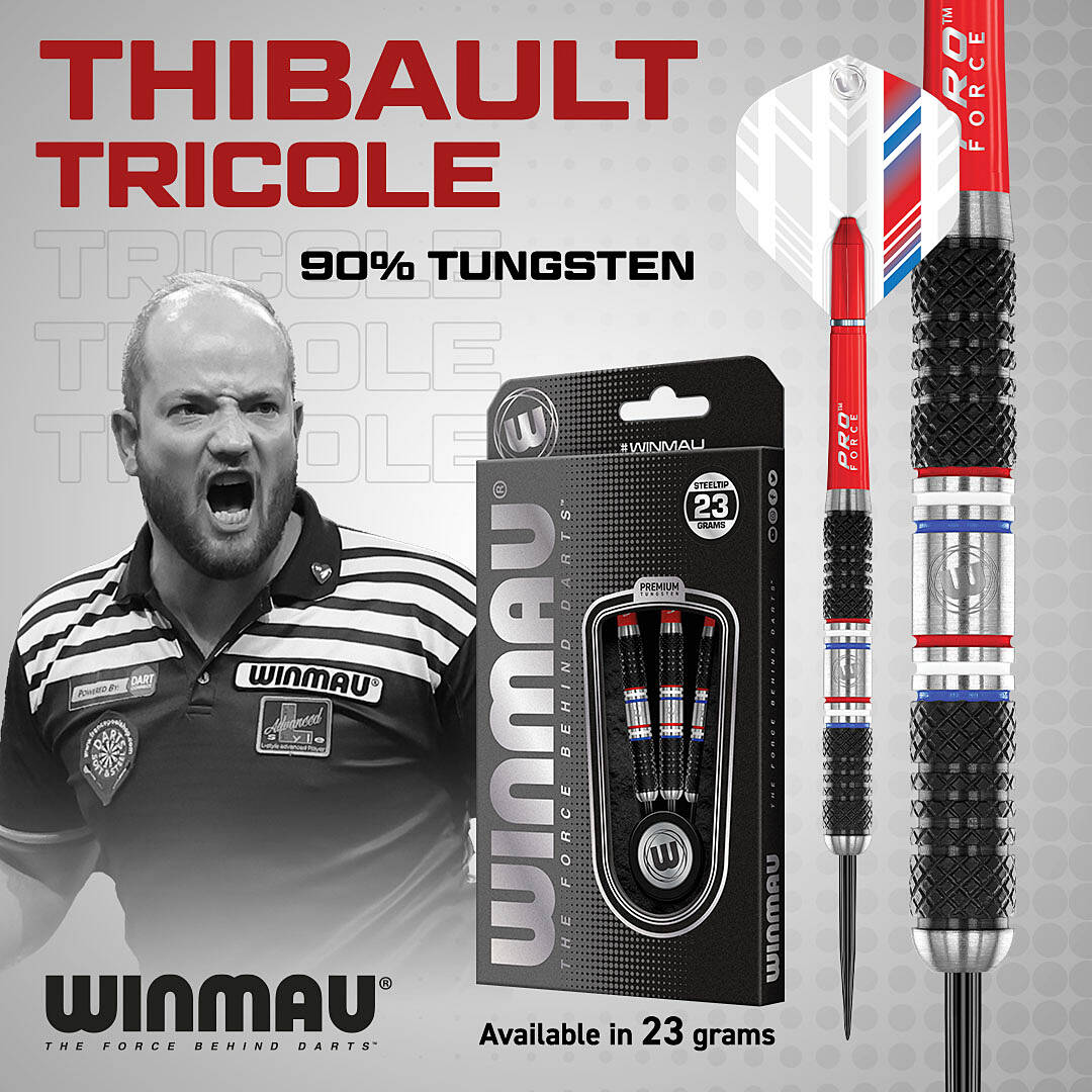 Winmau-Thibault-Tricole-Steeldart-Banner Winmau - Thibault Tricole - Steeldart