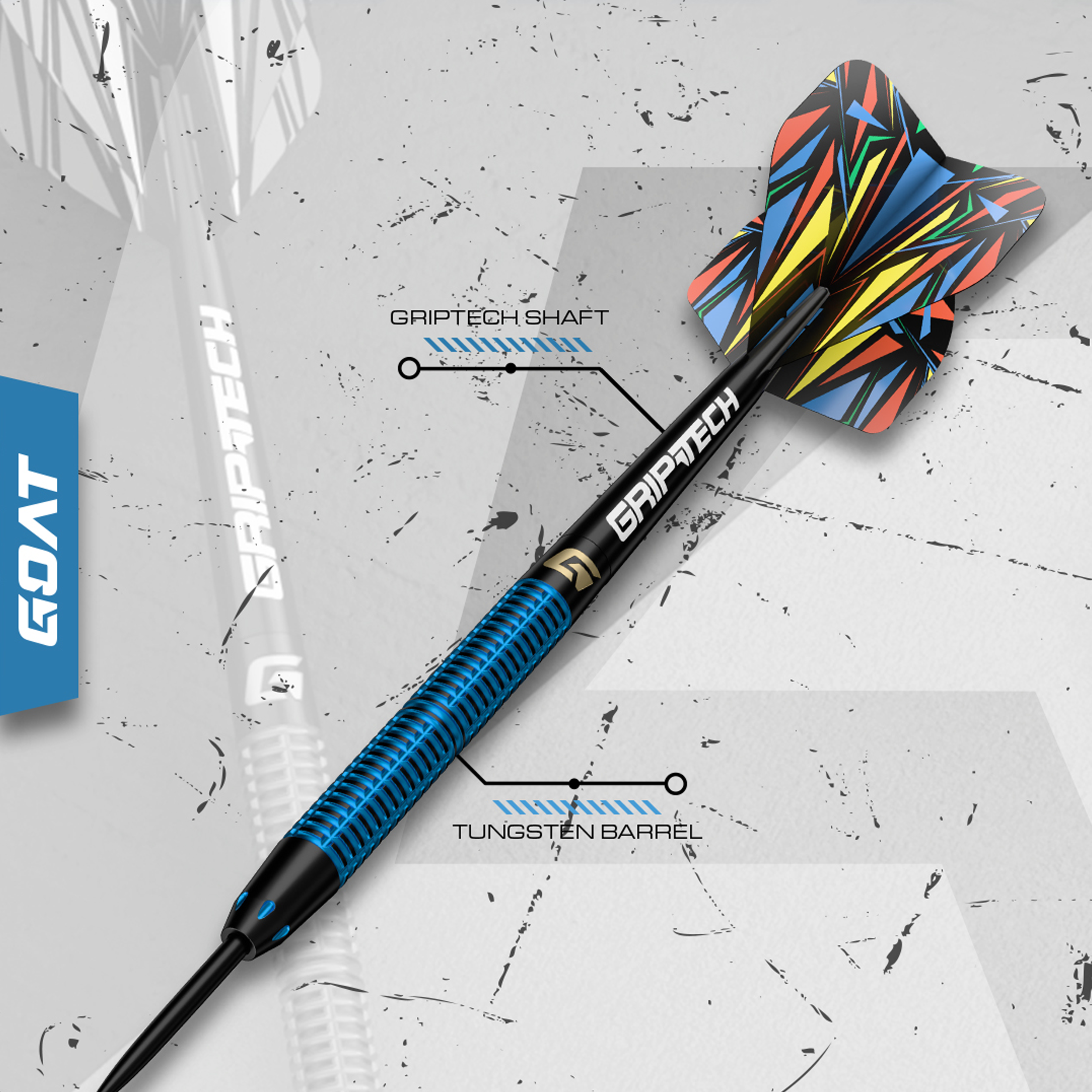 GOAT - Athlete Blue - Steeldart GOAT - Athlete Blue - Steeldart