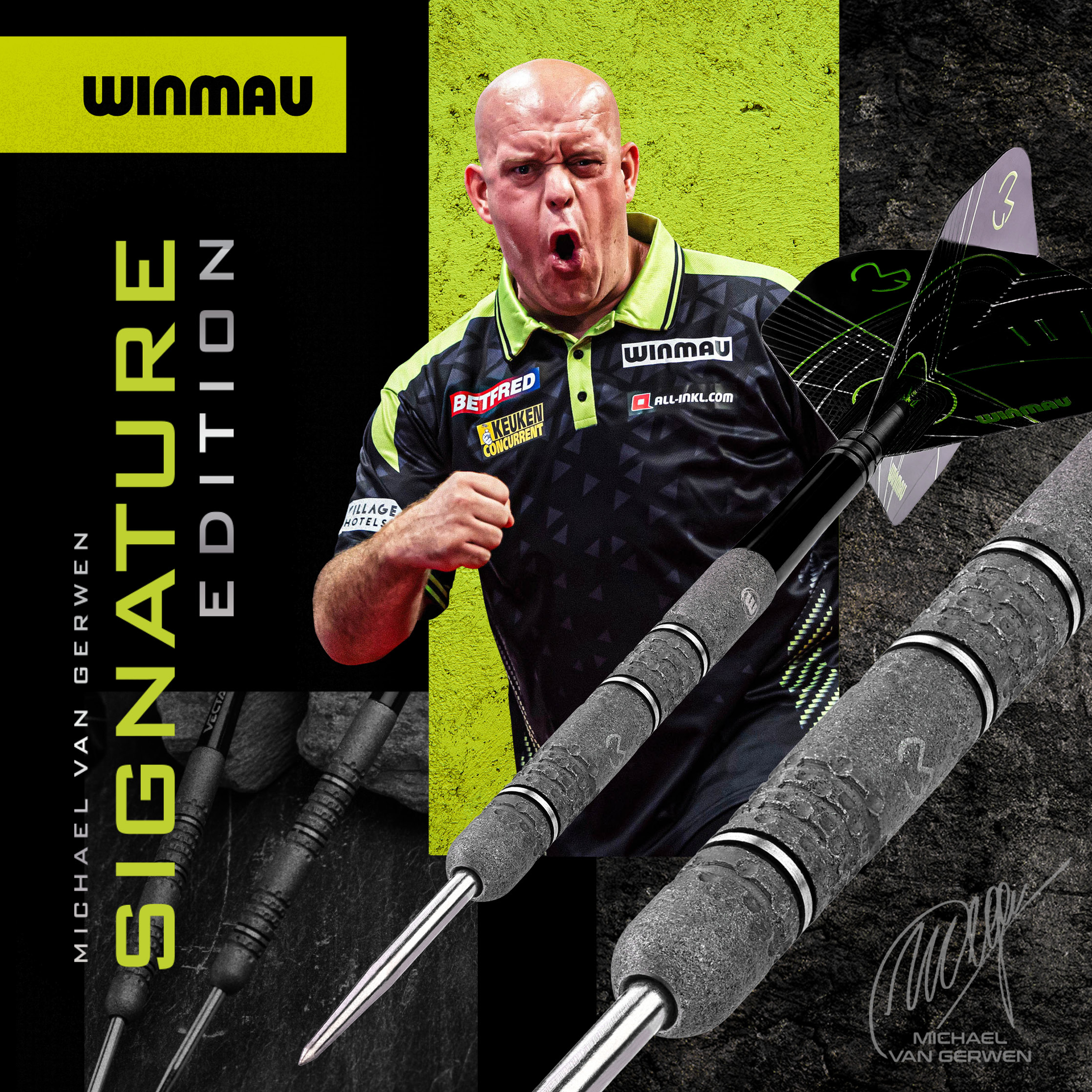Winmau - Michael van Gerwen Signature Edition - Steeldart