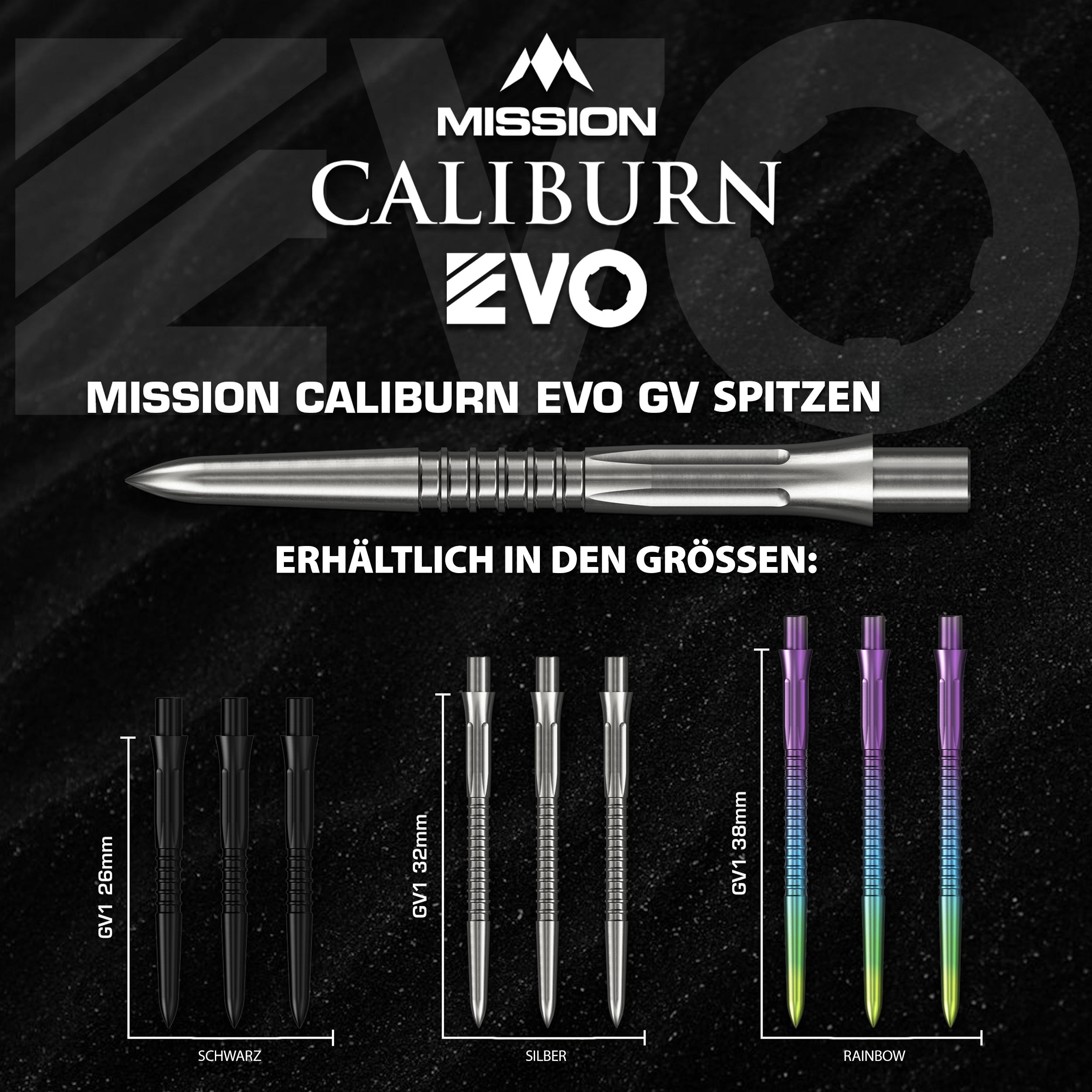 Mission - Caliburn - EVO GV1 - Silber Mission - Caliburn - EVO GV1 - Silber