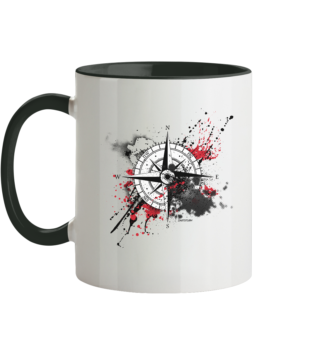 DartSturm - Navigator - Tasse zweifarbig