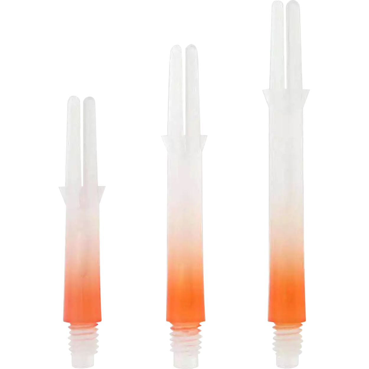 L-Style - L-Shaft Lock Straight TwoTone - Weiß Klar Orange L-Style - L-Shaft Lock Straight TwoTone - Weiß Klar Orange