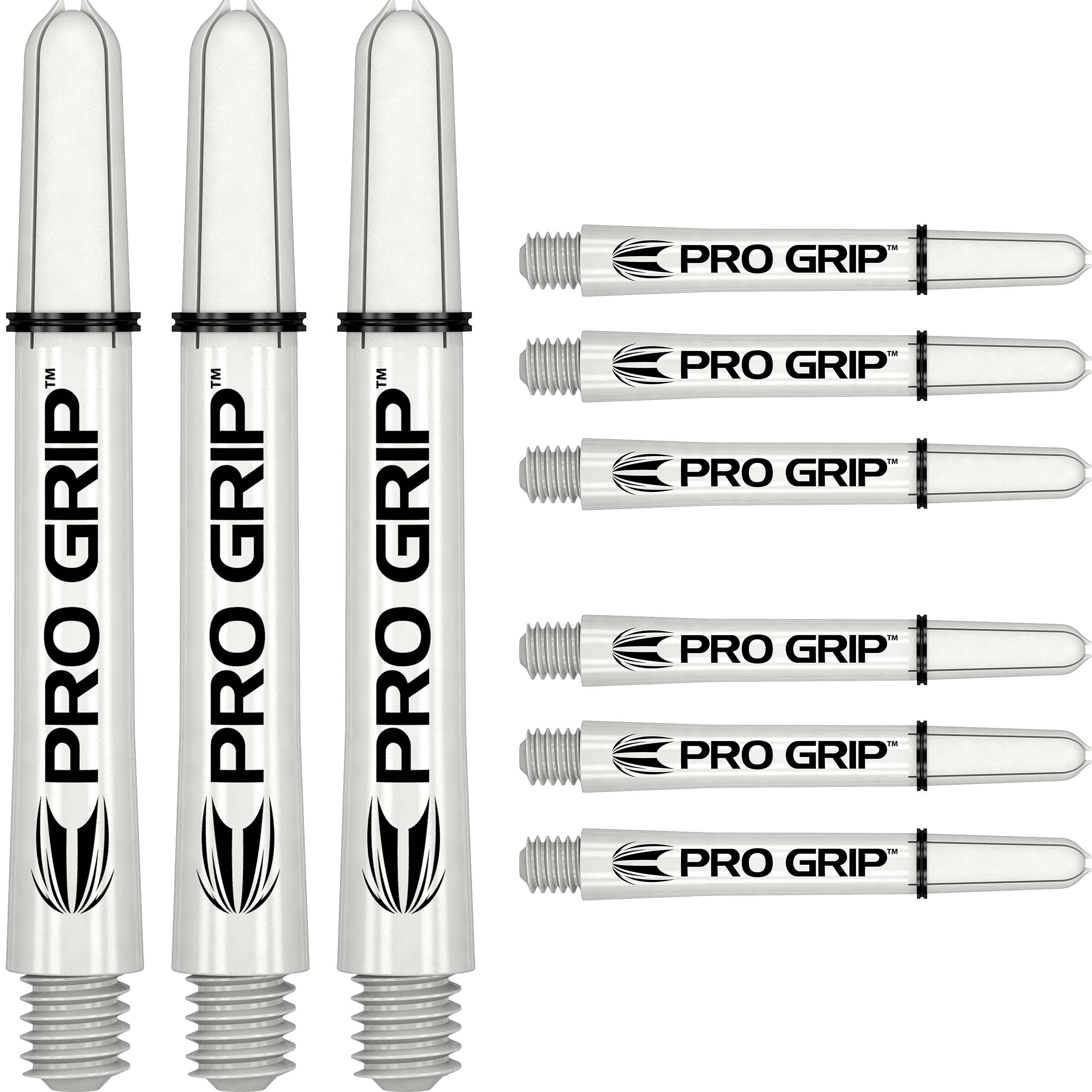 Target - Pro Grip Shaft 3er Set - Weiß Target - Pro Grip Shaft 3er Set - Weiß