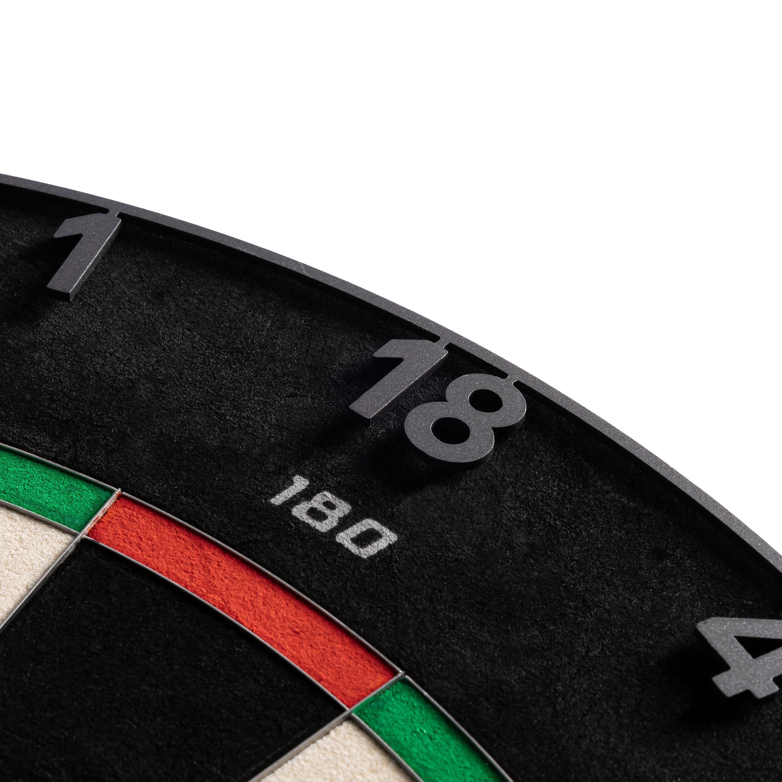 Precise180 - Endorphine Dartboard mit Lasercut Zahlenring