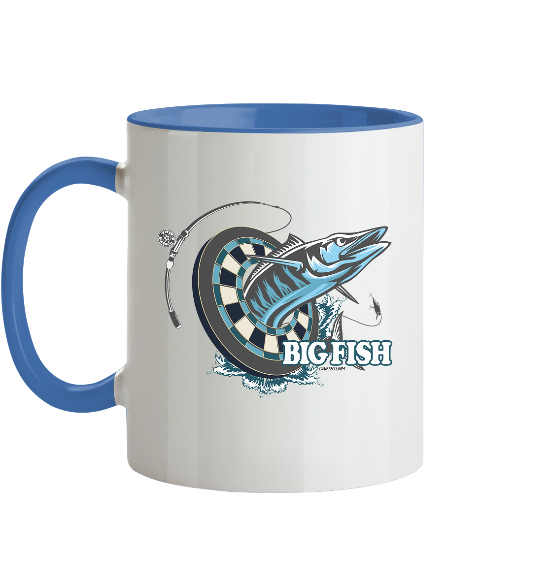 DartSturm - Big Fish - Tasse zweifarbig