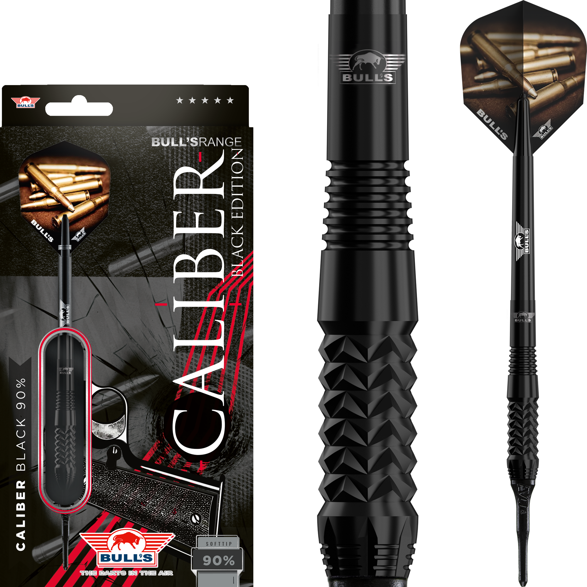 Bull's NL - Caliber Black - Softdart Bull's NL - Caliber Black - Softdart