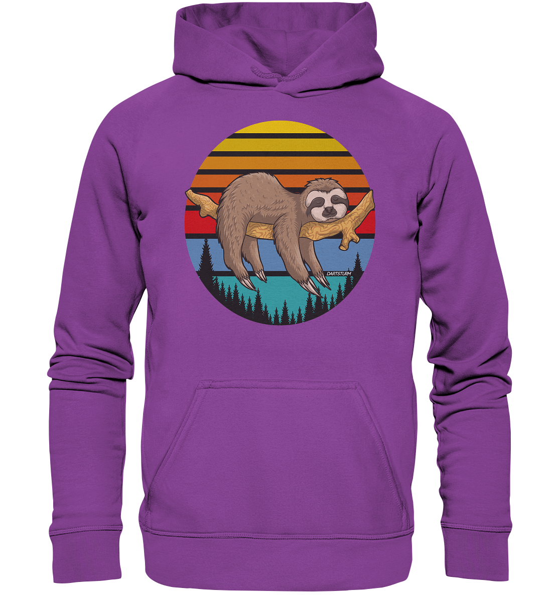 DartSturm - Lazy Sloth - Basic Unisex Hoodie DartSturm - Lazy Sloth - Basic Unisex Hoodie