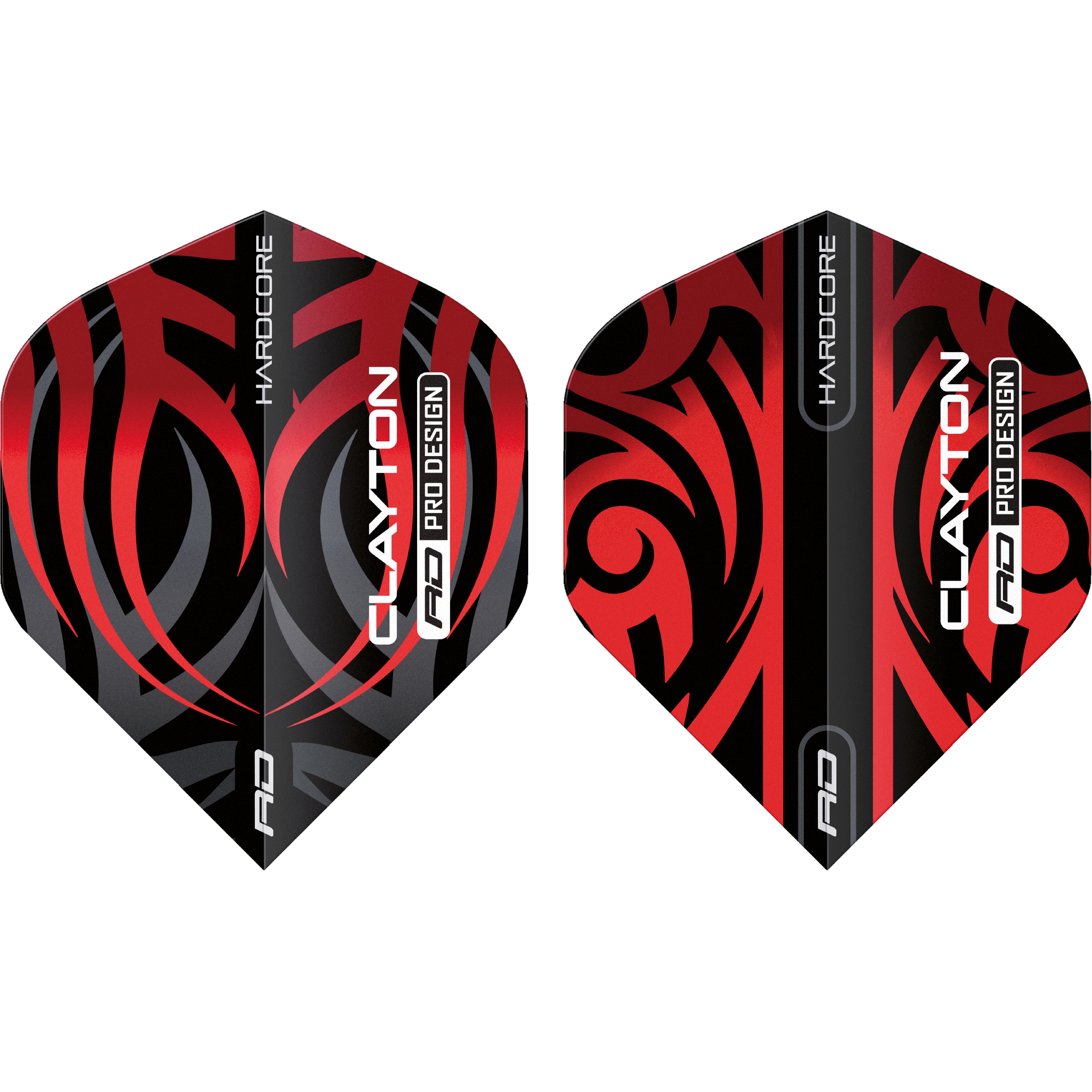 Red-Dragon-Hardcore-Jonny-Clayton-Tribal-Flight-Standard Red Dragon - Hardcore Jonny Clayton Tribal Flight - Standard