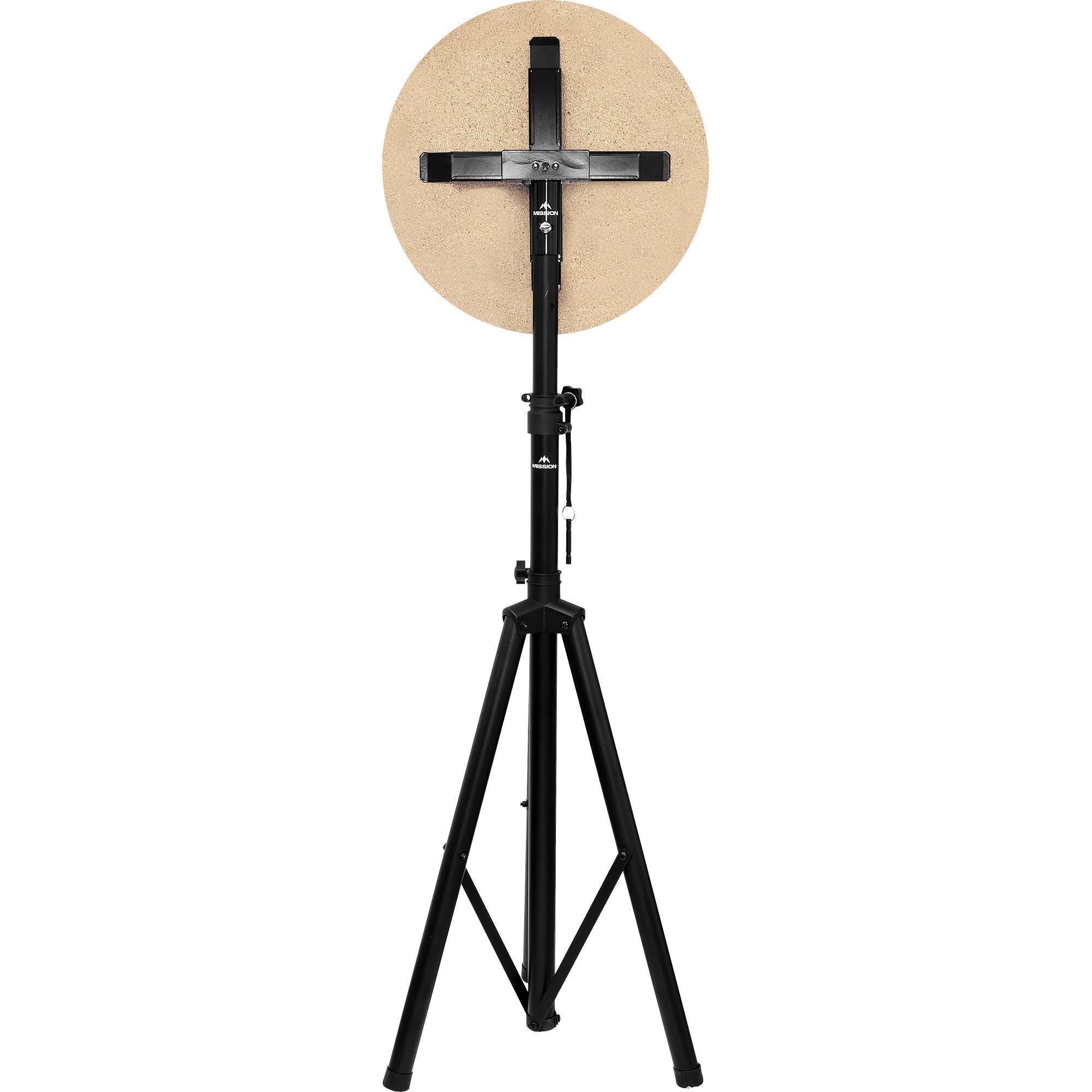 Mission-Dartstander-mit-Rota-Pro-Expert-Halterung-Ruckseite Mission - RotaPro Dartständer