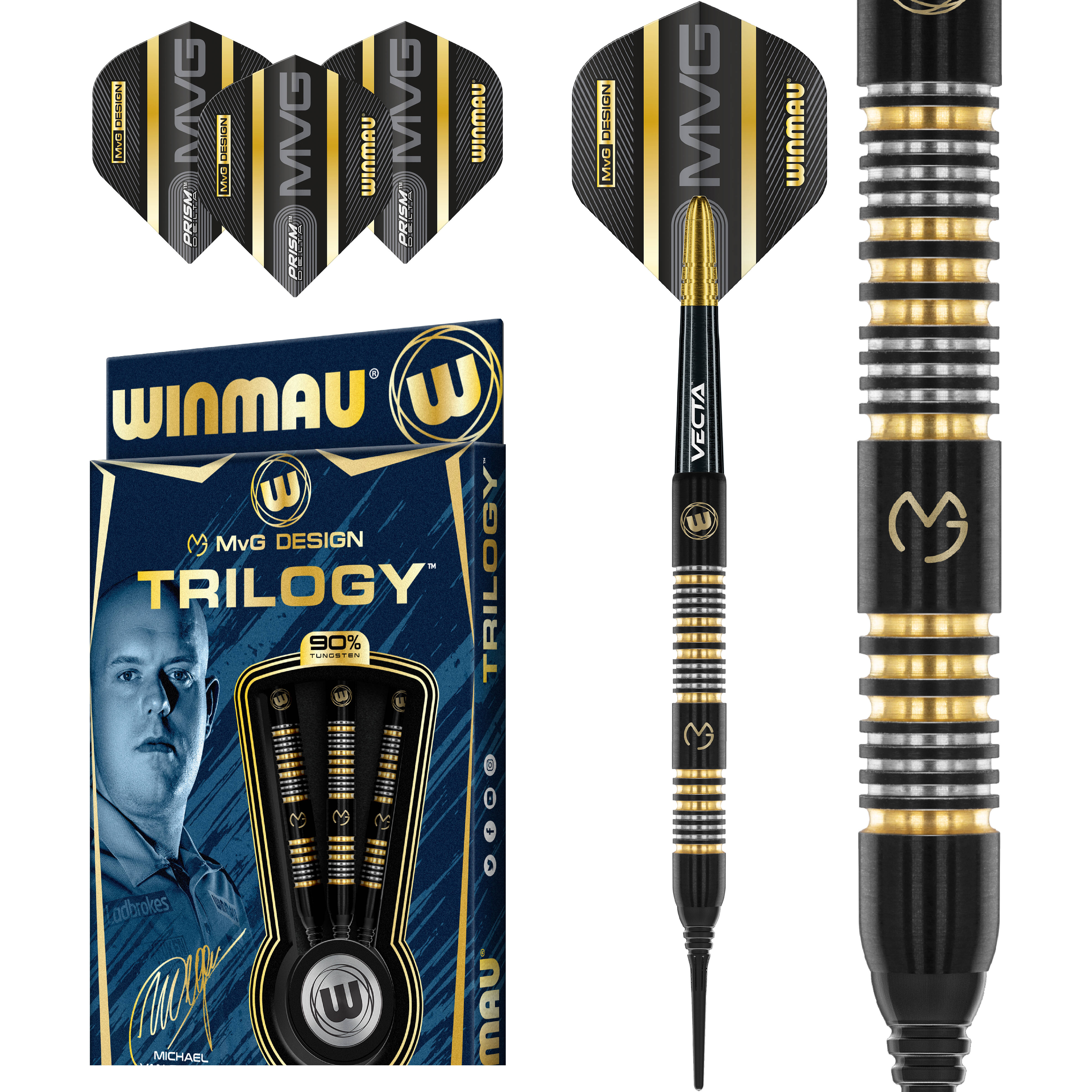 Winmau-Michael-van-Gerwen-Trilogy-Softdart-Collage Winmau - Michael van Gerwen Trilogy - Softdart
