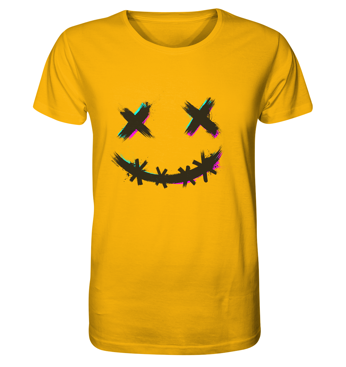 DartSturm - Scary Smile Schwarz - Organic Shirt