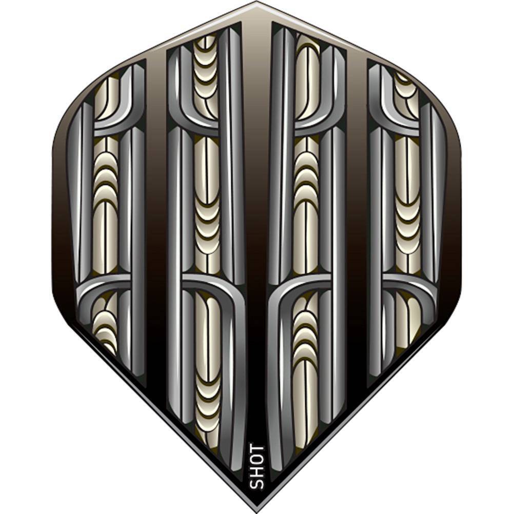 Shot-Warrior-Rutene-Dartflight-Schwarz Shot - Warrior Rutene - Dartflight