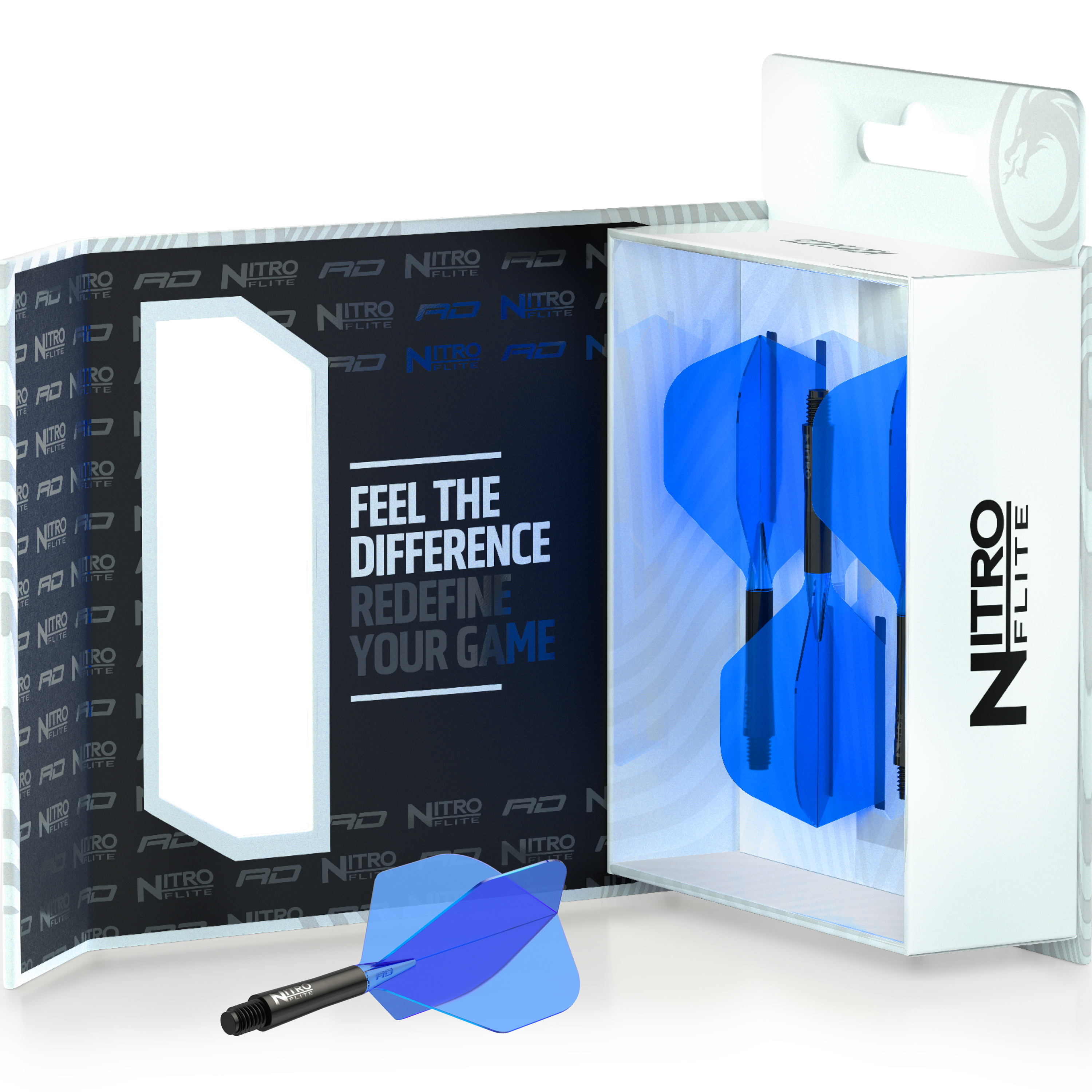 Red Dragon - Nitro Flite Flight Schwarz - Blau