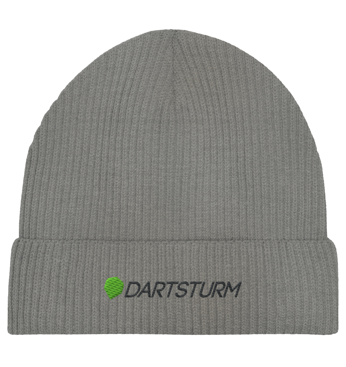 DartSturm - Logo Schwarz Fisherman Beanie