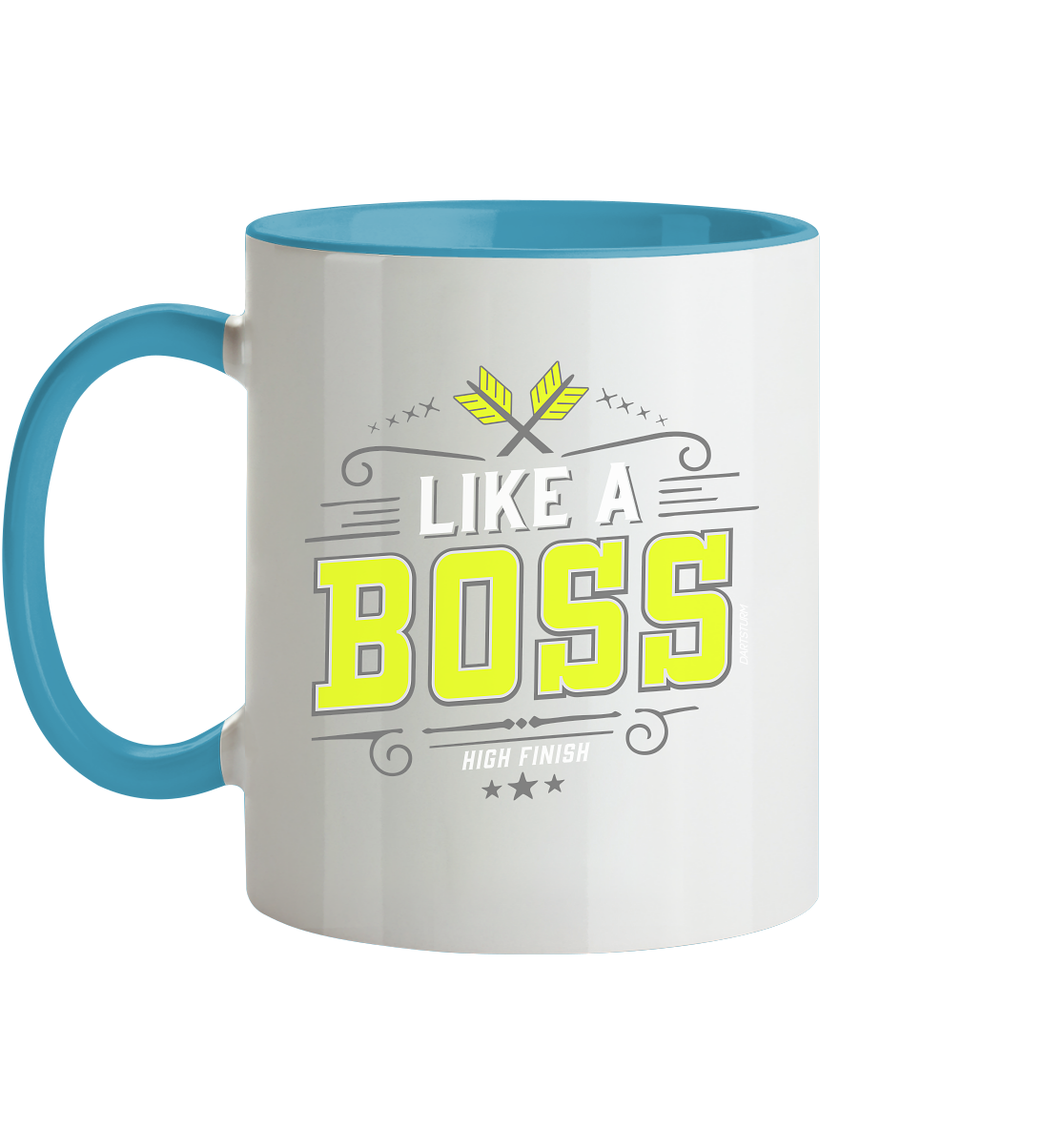 DartSturm - Like a Boss Yellow - Tasse zweifarbig DartSturm - Like a Boss Yellow - Tasse zweifarbig