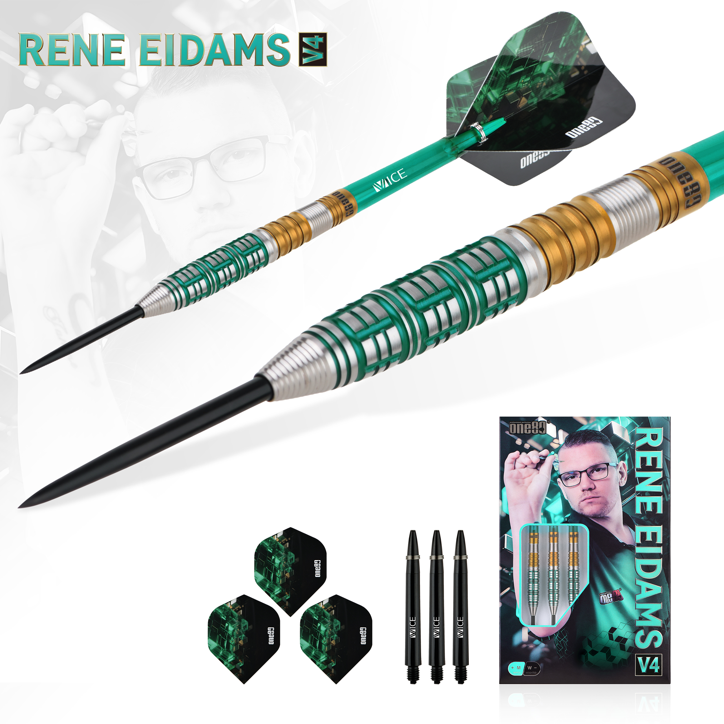 One80 - Rene Eidams Signature V4 - Steeldart One80 - Rene Eidams Signature V4 - Steeldart