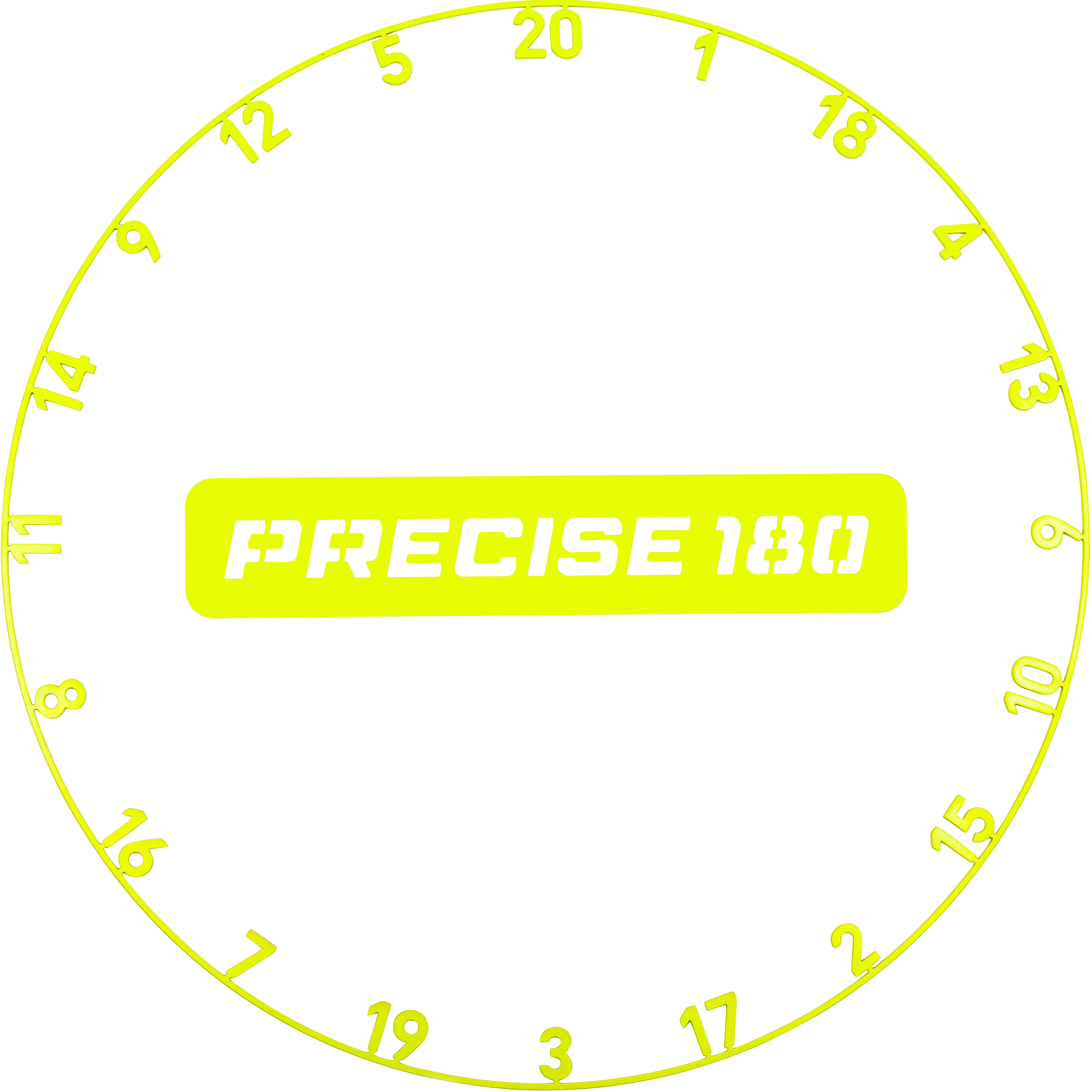 Precise180 - One Piece Lasercut Zahlenring Precise180 - One Piece Lasercut Zahlenring