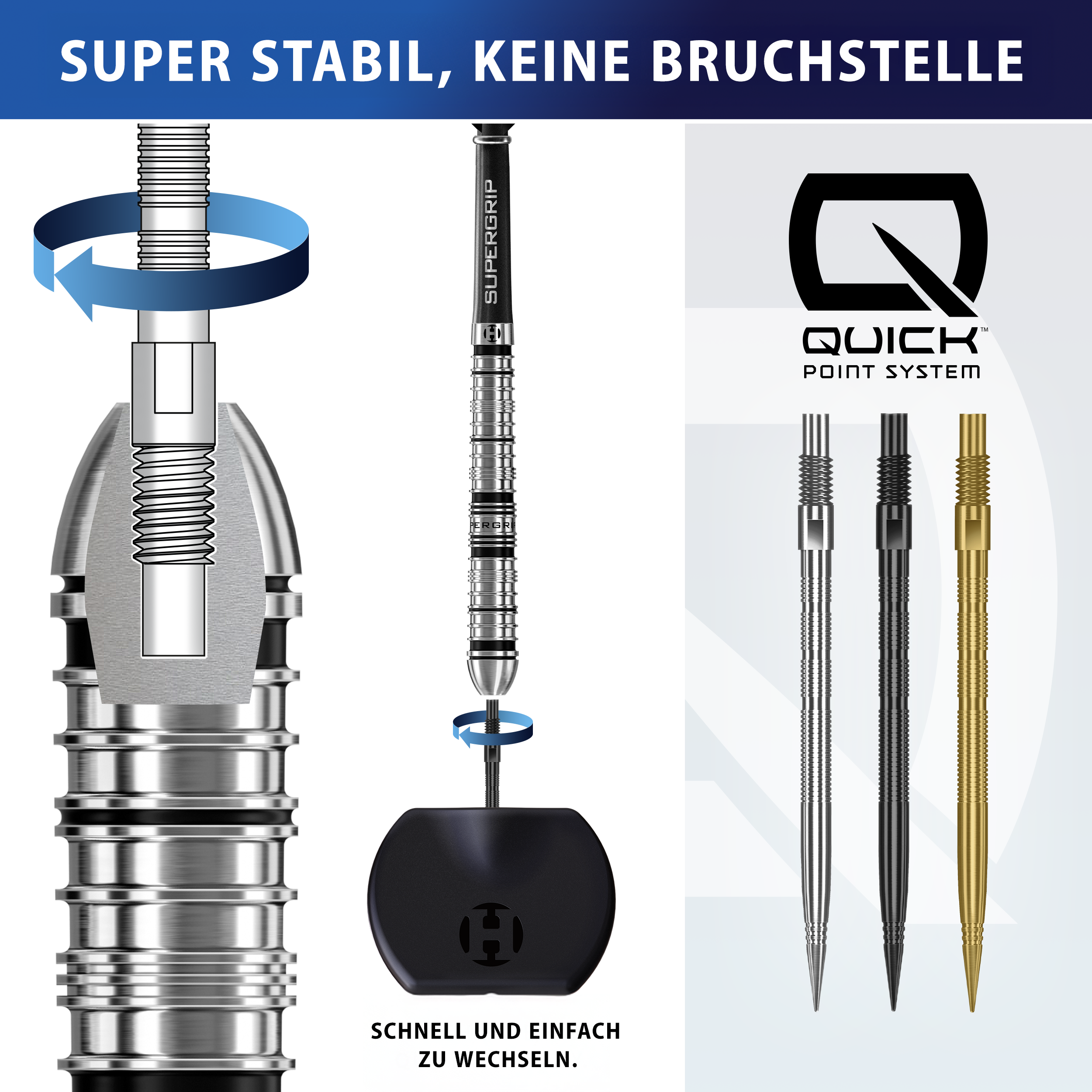 Harrows - Quick Point Micro Ridge - Gold