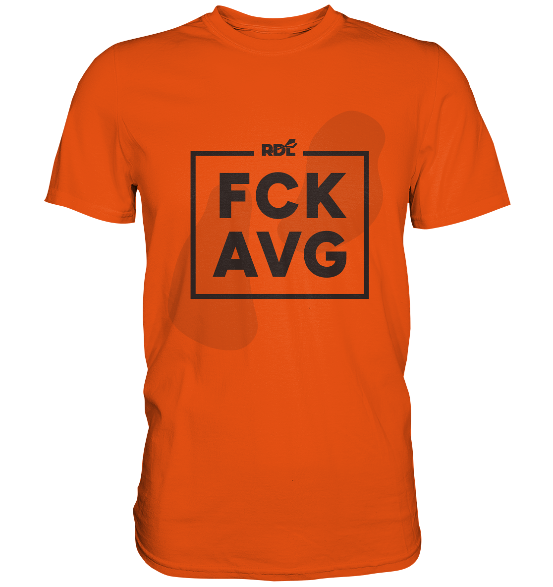 DartSturm - RDL FCK AVG Schwarz - Premium Shirt