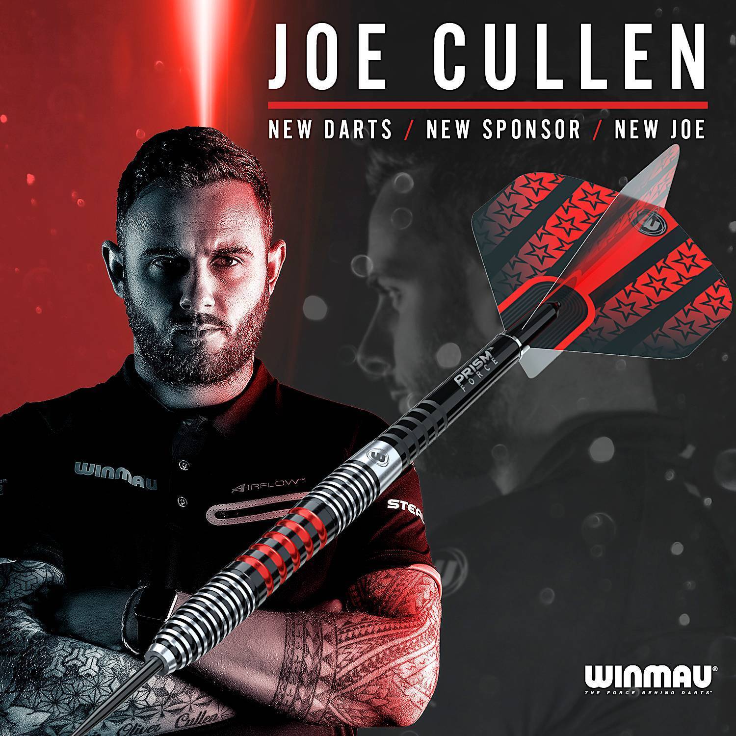 Winmau-Joe-Cullen-Steeldart-Banner Winmau - Joe Cullen - Steeldart