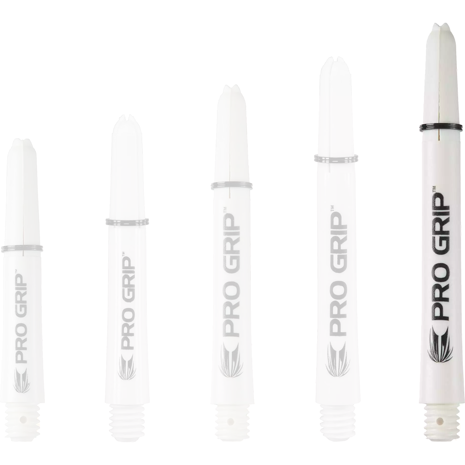 Target Pro Grip 3er Set Dart Shafts - White Medium 48mm