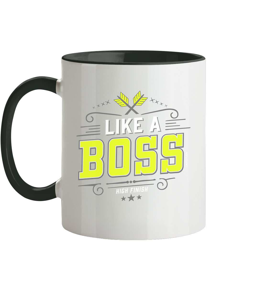 DartSturm - Like a Boss Yellow - Tasse zweifarbig DartSturm - Like a Boss Yellow - Tasse zweifarbig