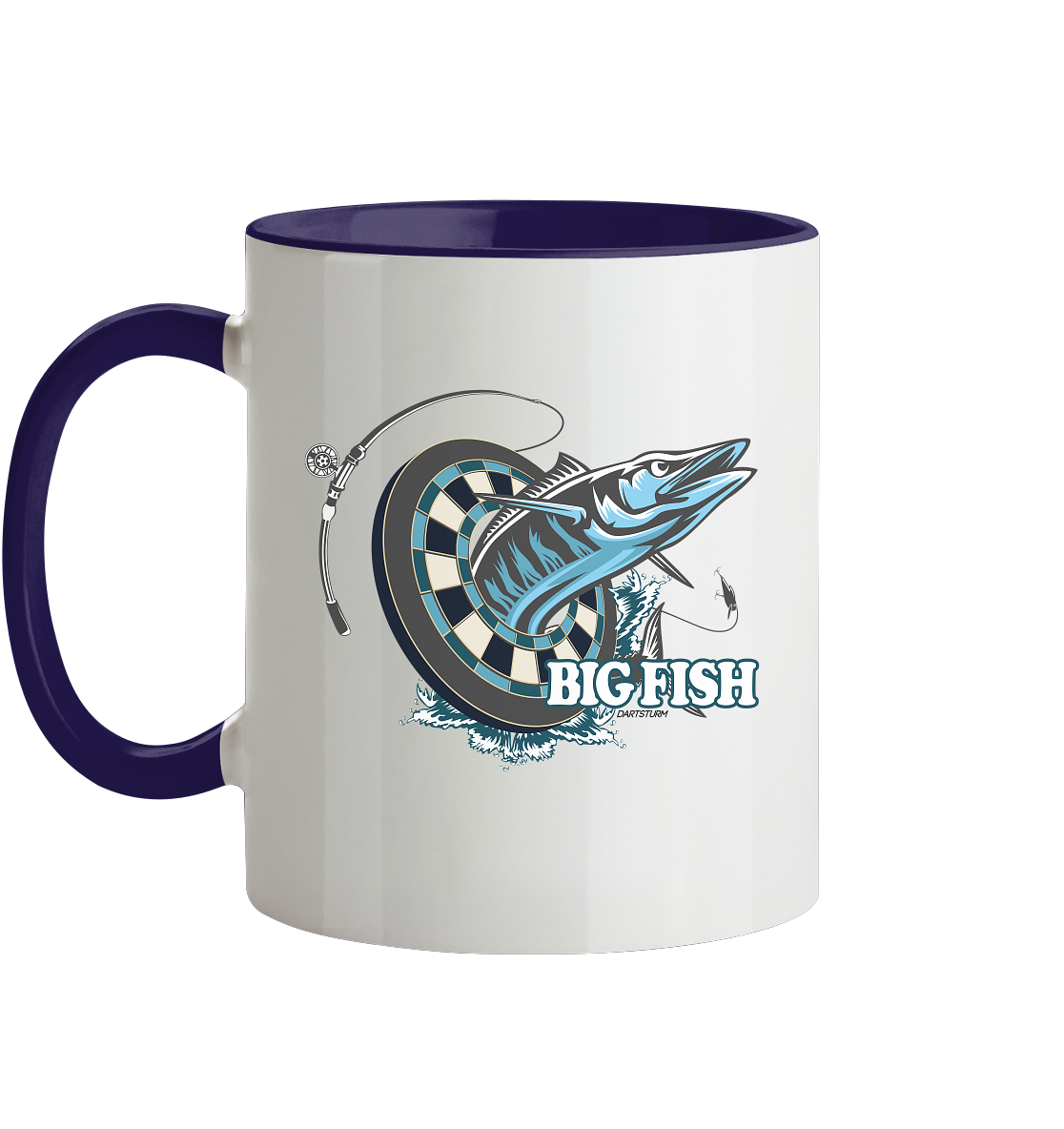 DartSturm - Big Fish - Tasse zweifarbig DartSturm - Big Fish - Tasse zweifarbig